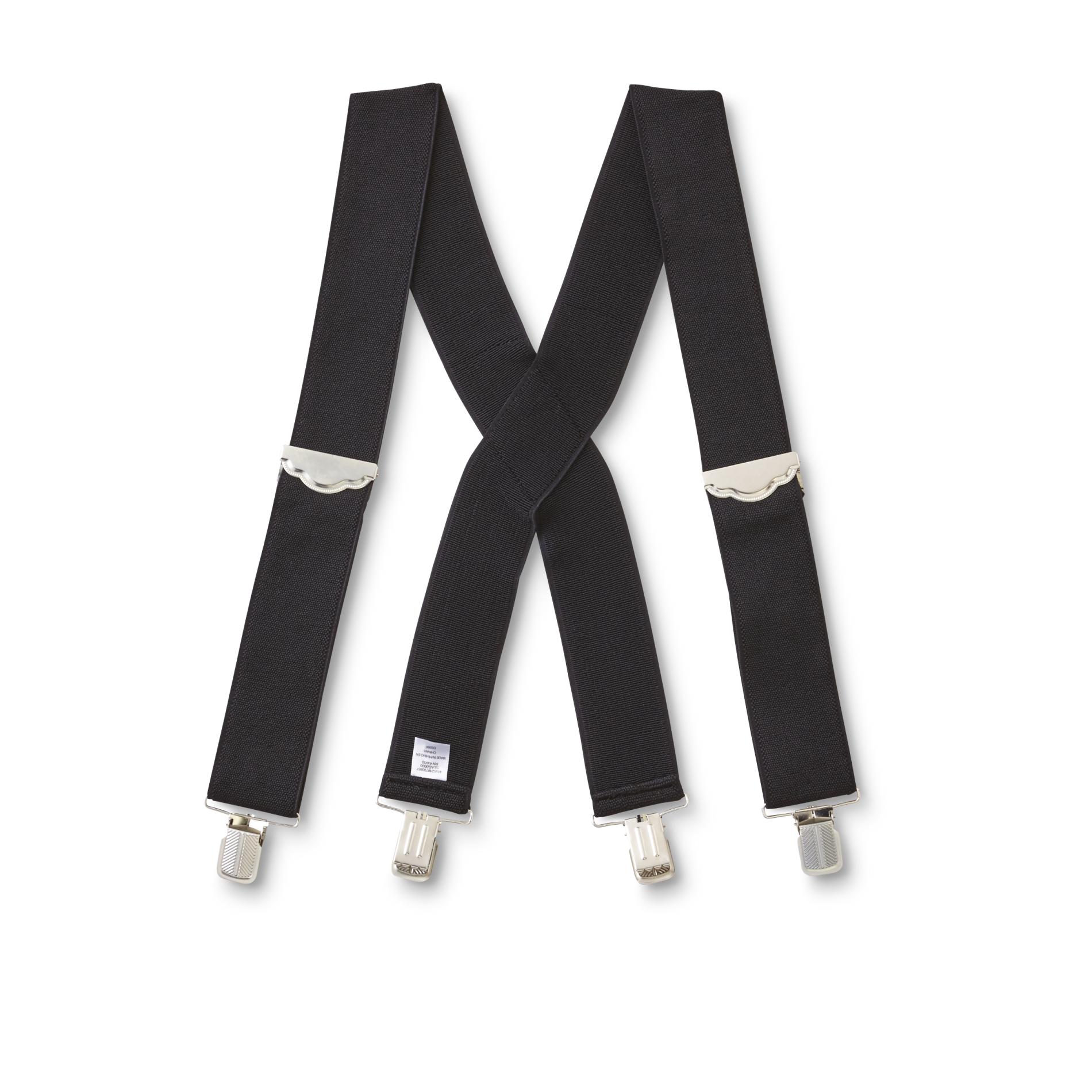 Basic Editions Men's Dress Suspenders, Size: One size, Green Basic Editions Men's Dress Suspenders, Size: One size, Green