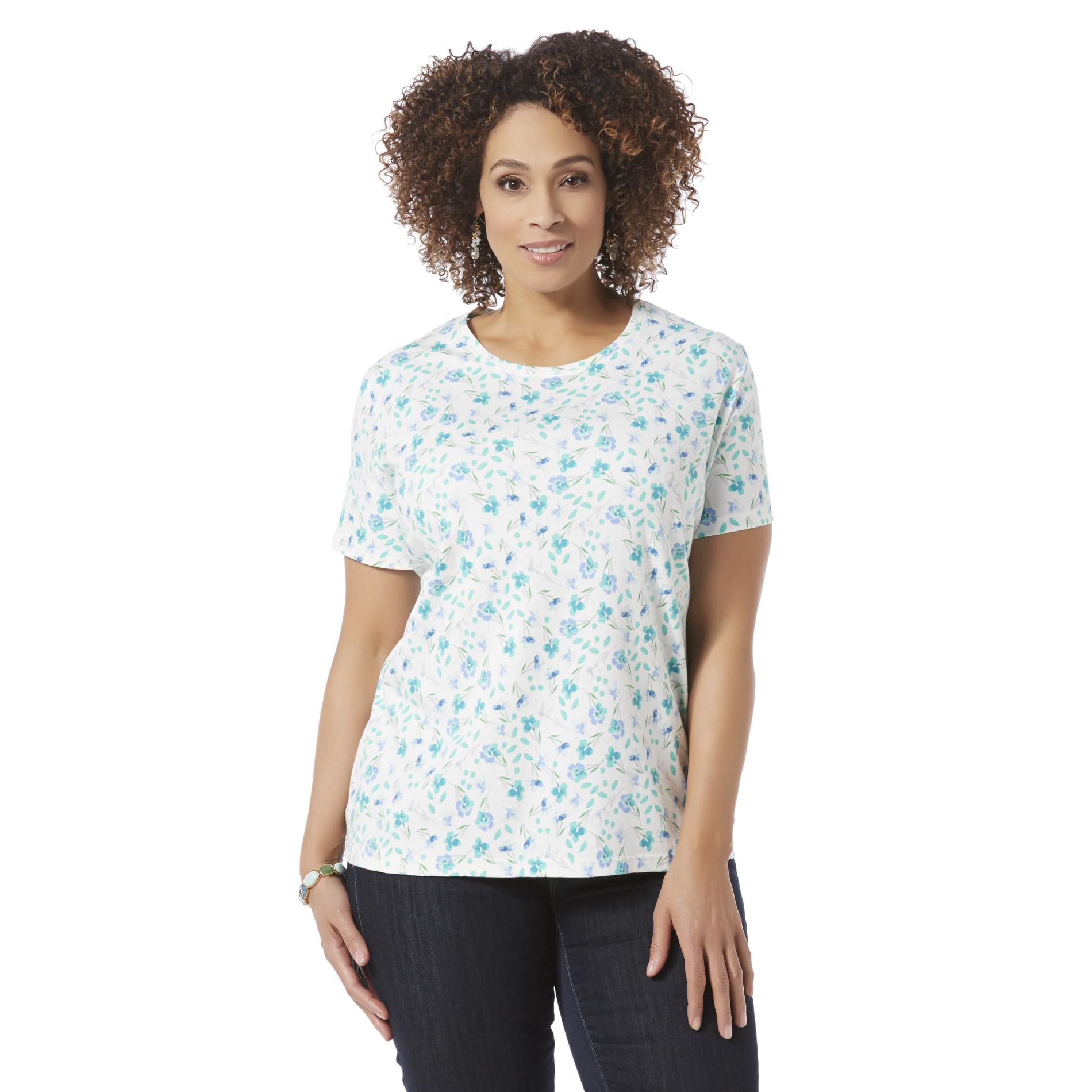 Laura Scott Women's Plus T-Shirt - Floral