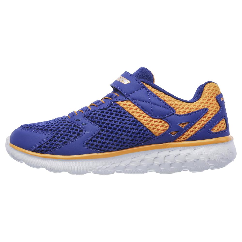 Skechers Boys' GOrun 400 Proxo Sneaker - Blue/Orange