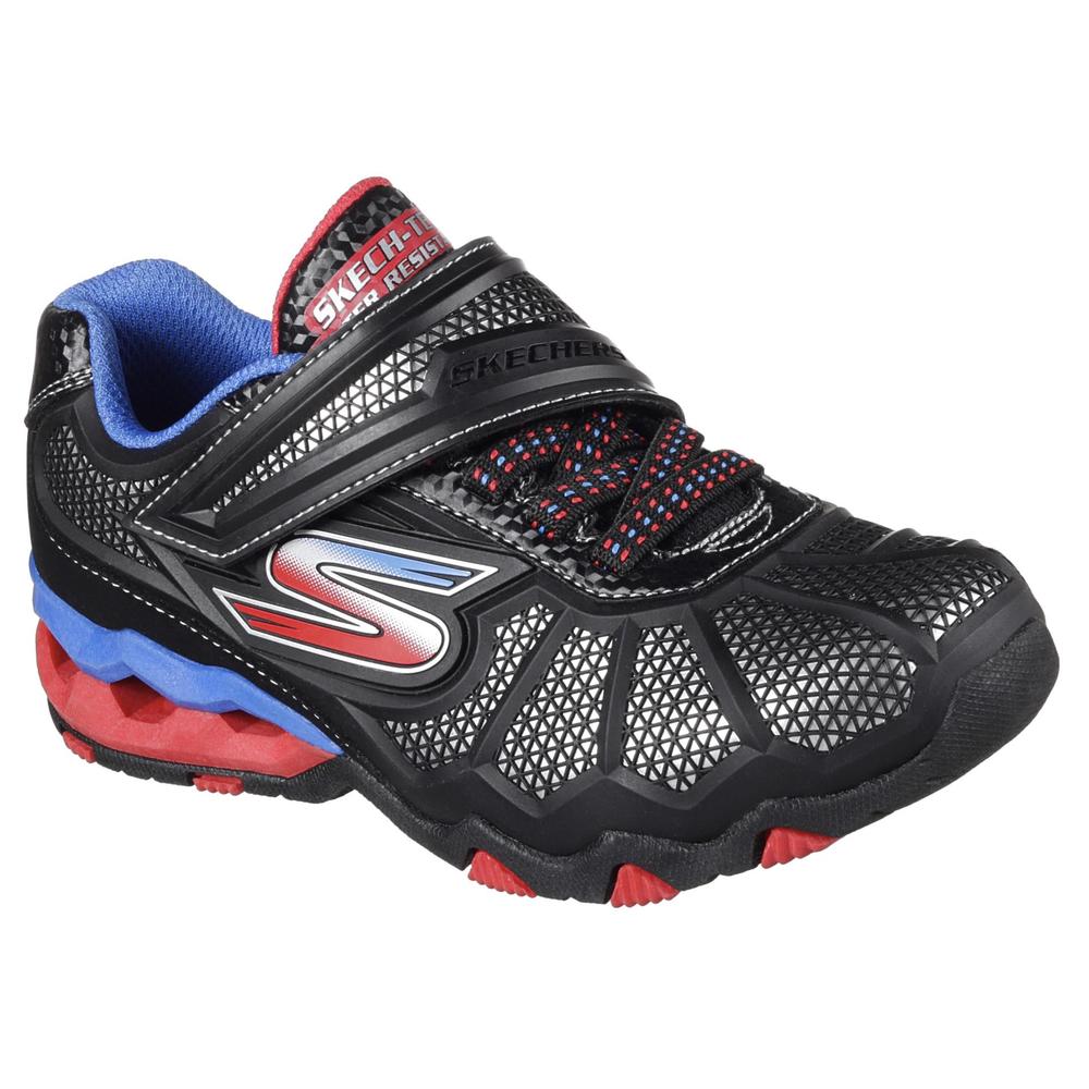 Skechers Boys' Hydro-Static Black/Red/Blue Athletic Shoe