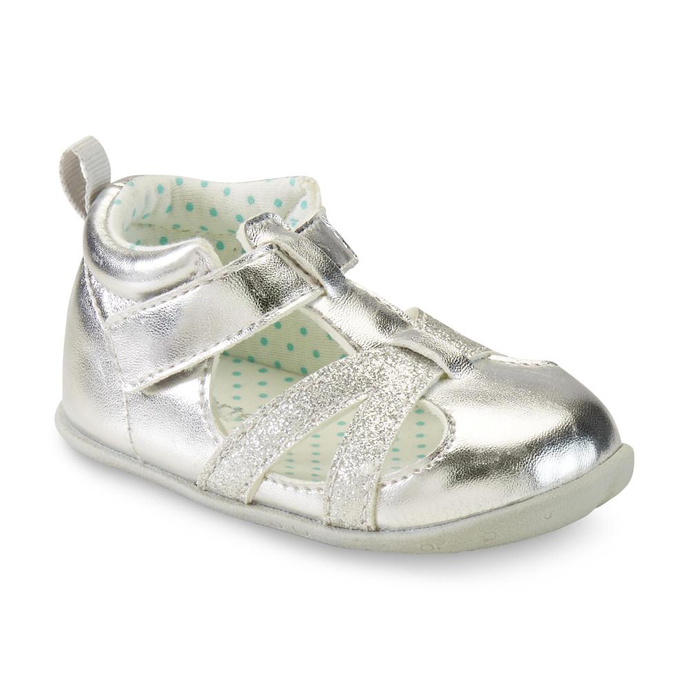 Carter's Every Step Baby Girl's Stage 2 Bia Standing Shoe - Silver