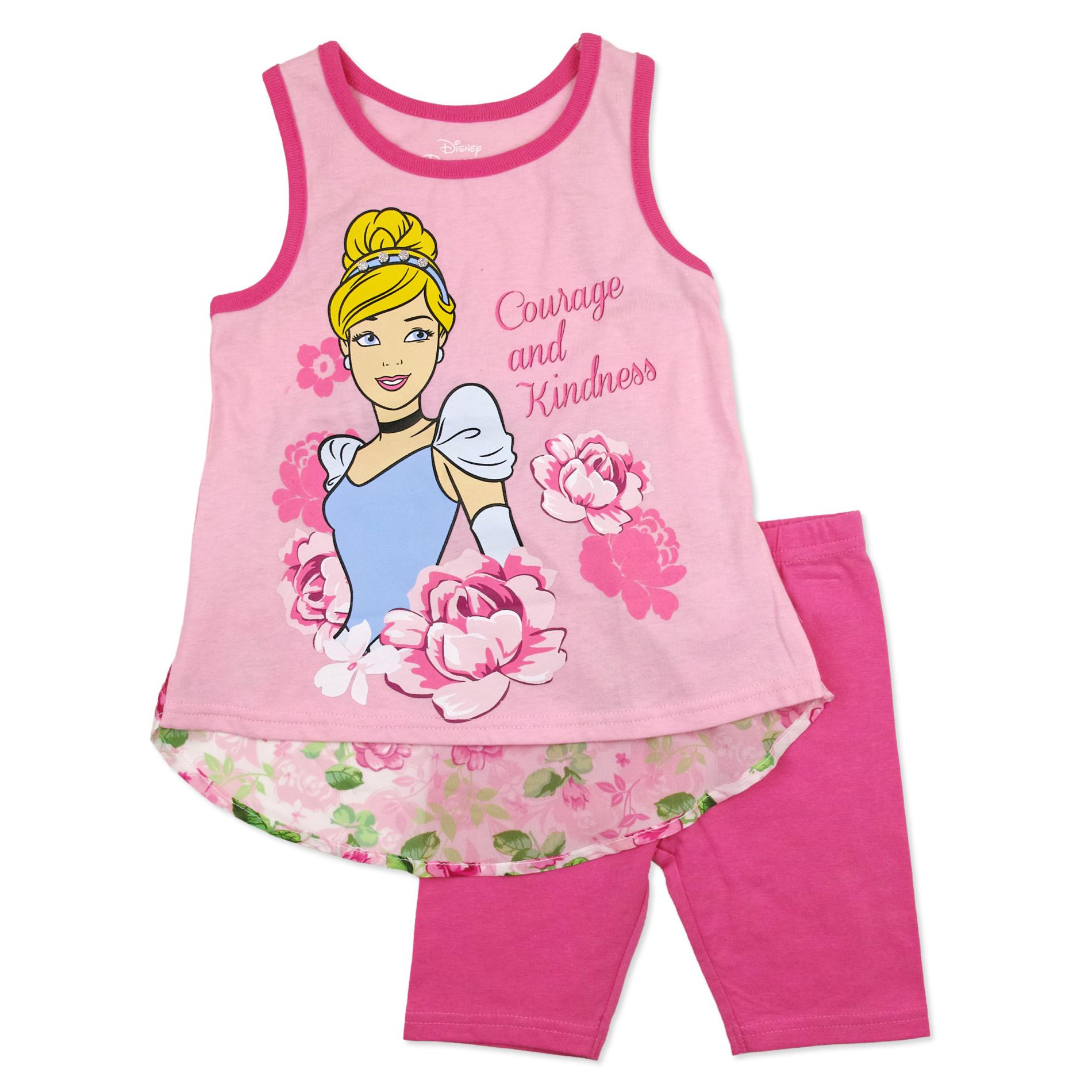 Disney Cinderella Infant & Toddler Girl's Tank Top & Shorts
