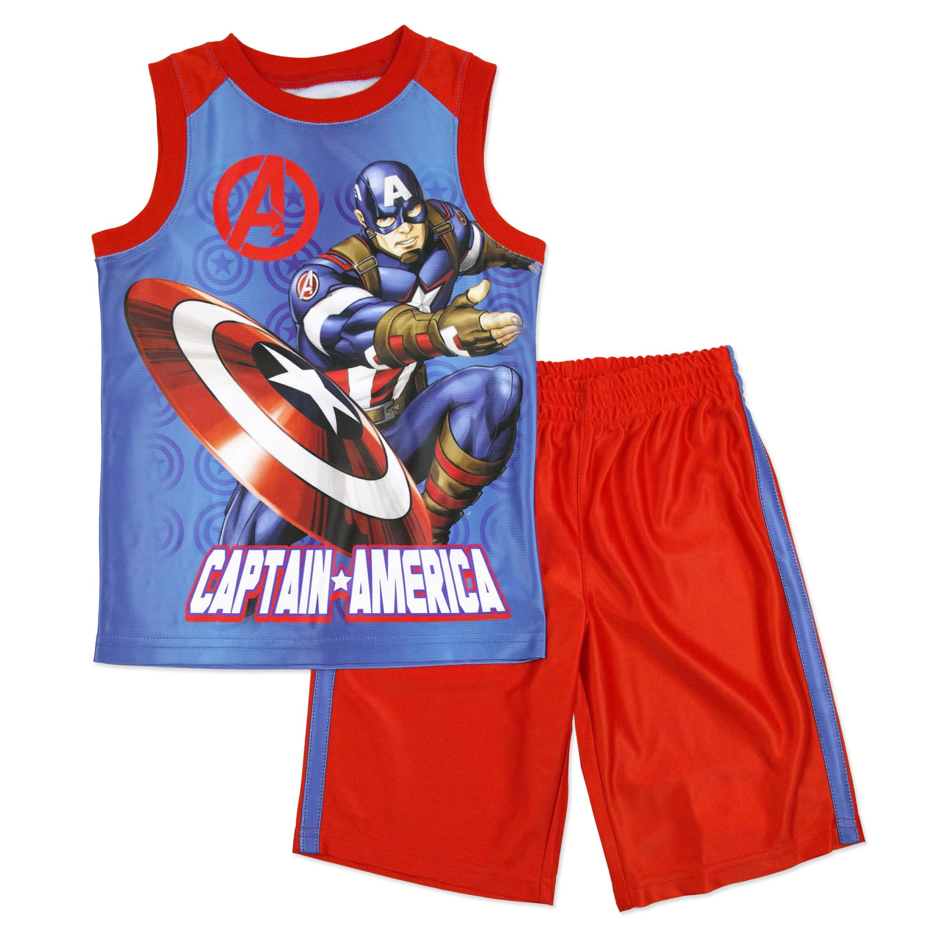 Marvel Avengers Boy's Shirt & Shorts