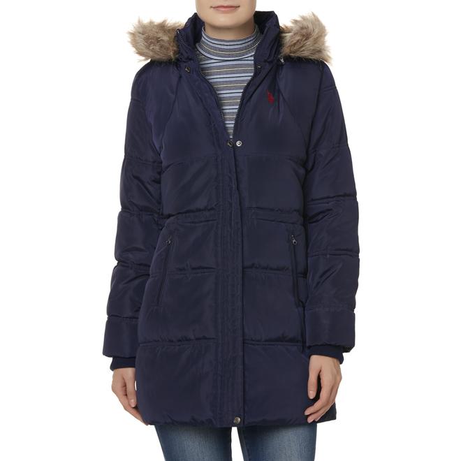 U.S. Polo Assn. Juniors' Hooded Winter Coat