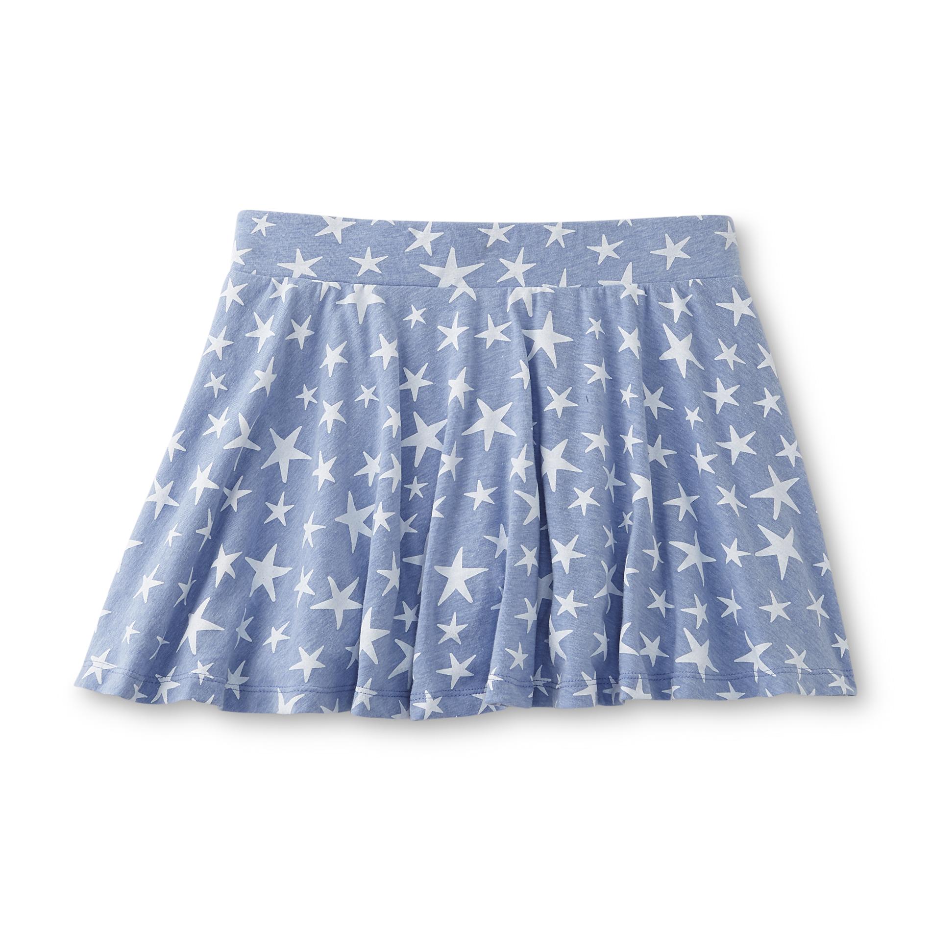 Basic Editions Girl's Scooter Skirt - Stars