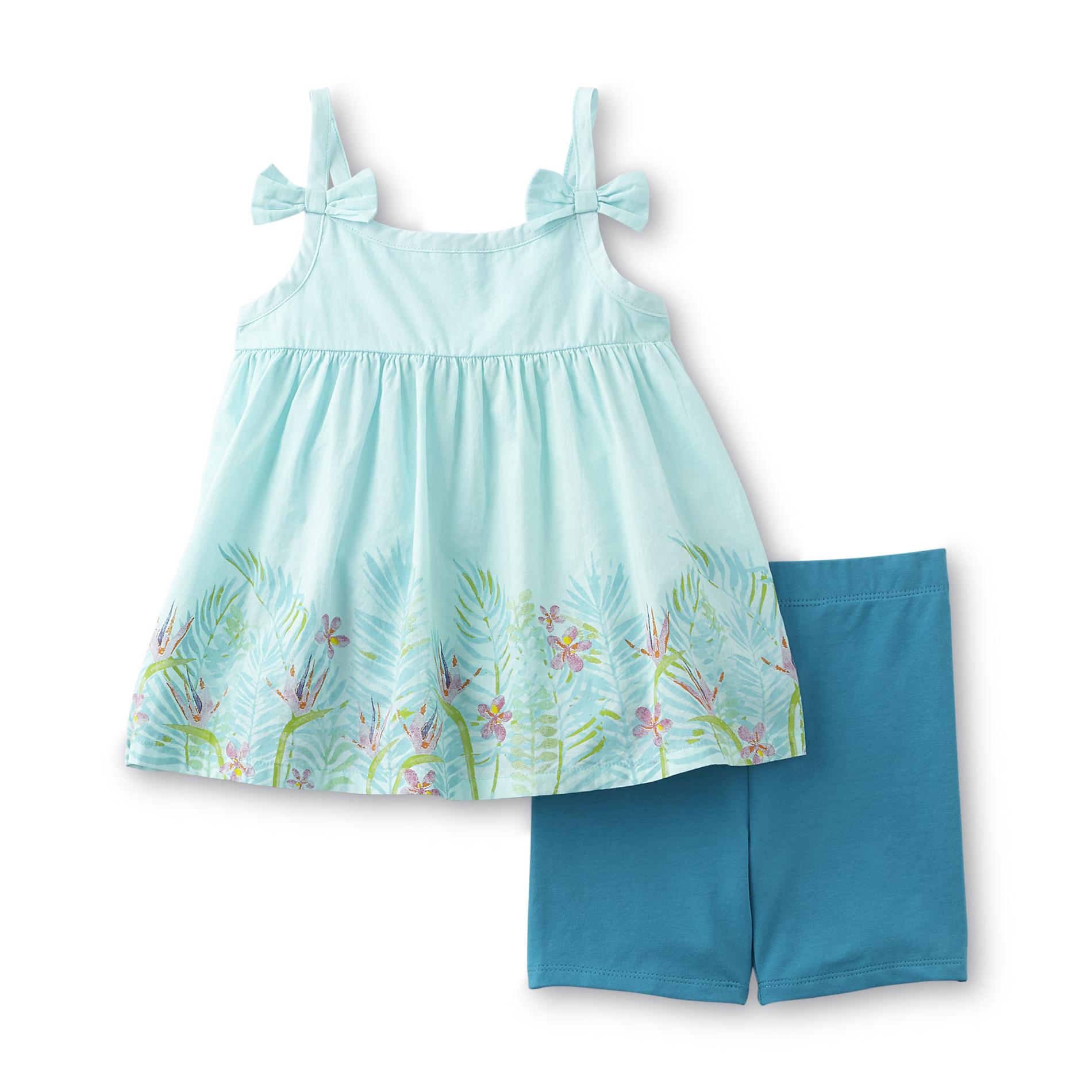 Toughskins Infant & Toddler Girl's Tunic & Shorts - Tropical