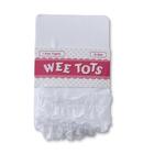 Infants Lace Footed  Tights by Wee Tots