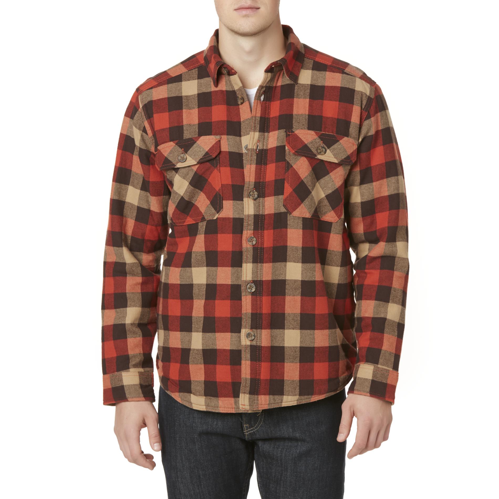 Outdoor Life Men's Flannel Shirt Jacket - Plaid | Shop Your Way: Online ...
