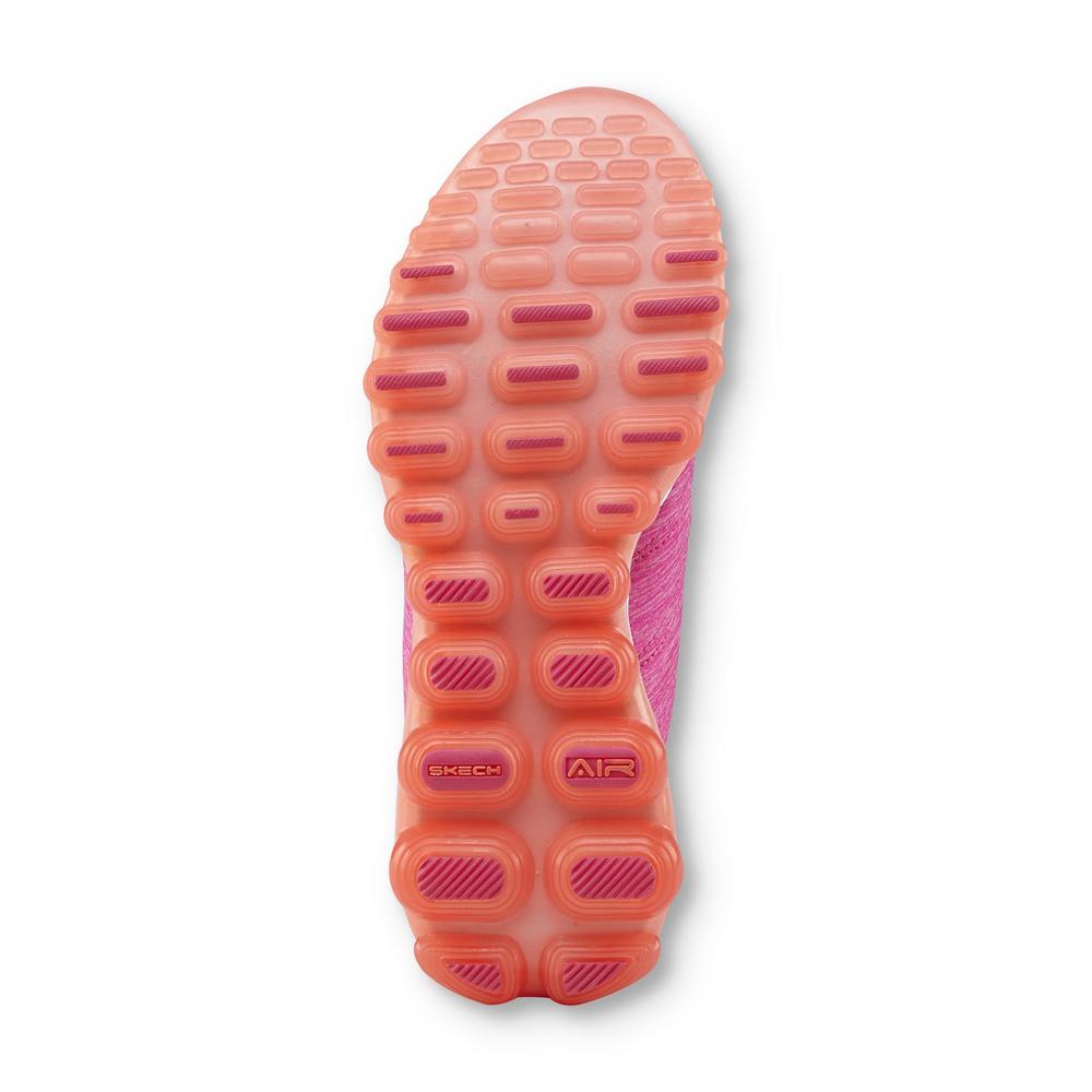 Skechers Women's Sweet Life Neon Pink/Orange Athletic Shoe