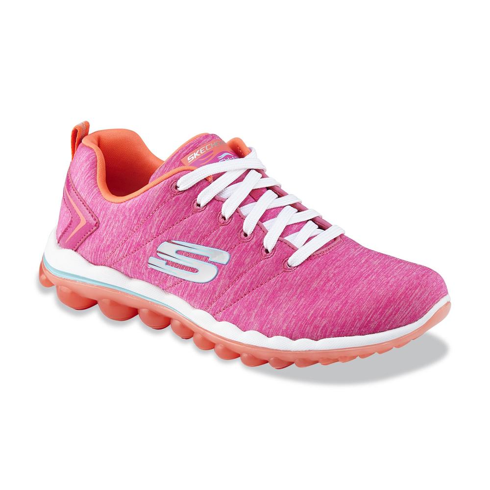 Skechers Women's Sweet Life Neon Pink/Orange Athletic Shoe