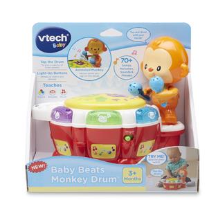 VTech Infants' Baby Beats Monkey Drum