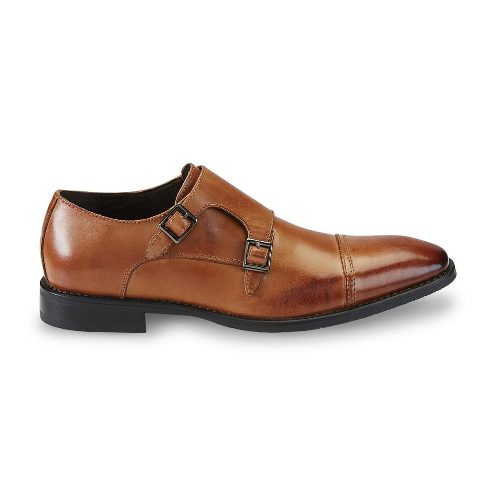 J75 by Jump Men's Woodmere Tan Monk Strap Loafer