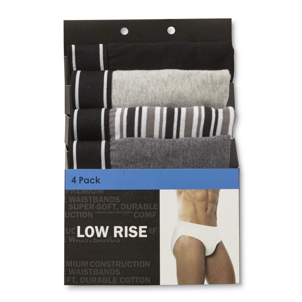 Men's 4-Pack Low-Rise Briefs - Assorted