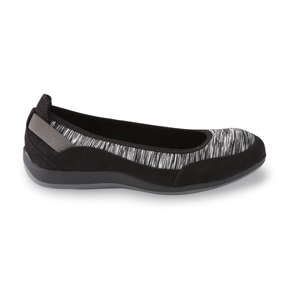 I Love Comfort Women's Sunny Black/White Space-Dyed Casual Shoe