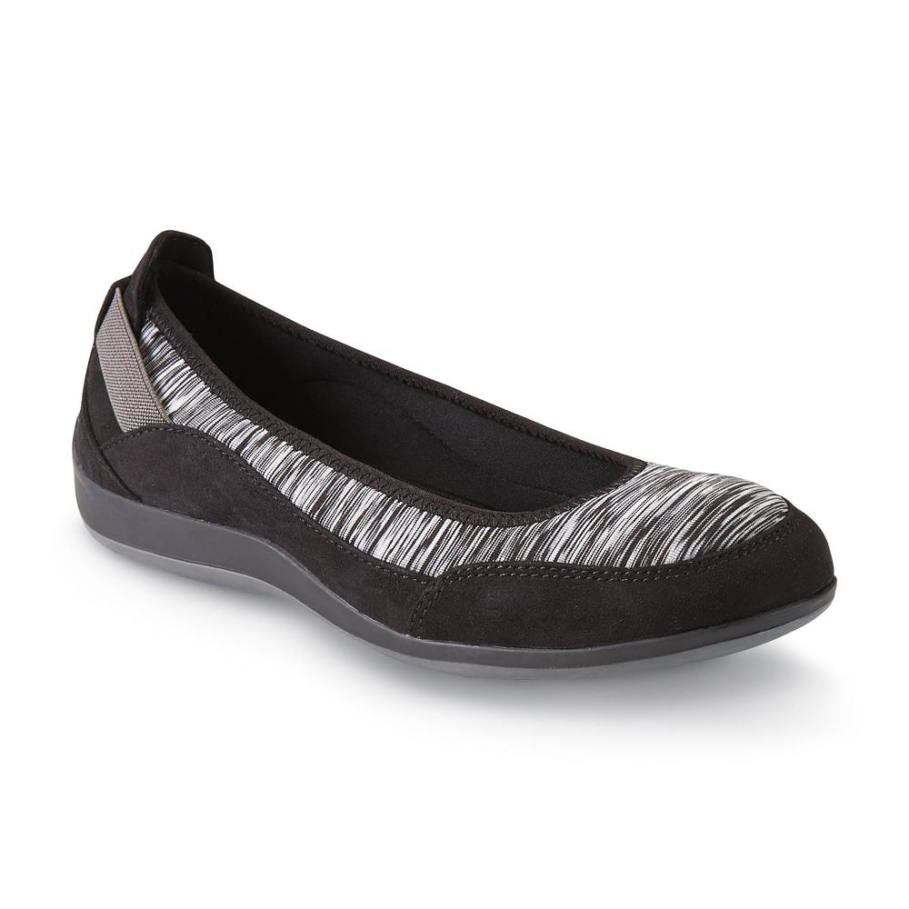 I Love Comfort Women's Sunny Black/White Space-Dyed Casual Shoe
