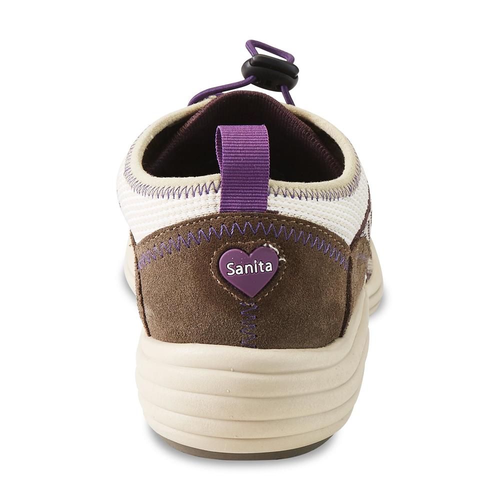 Sanita Women's Tranquility Brown/White Walking Shoe