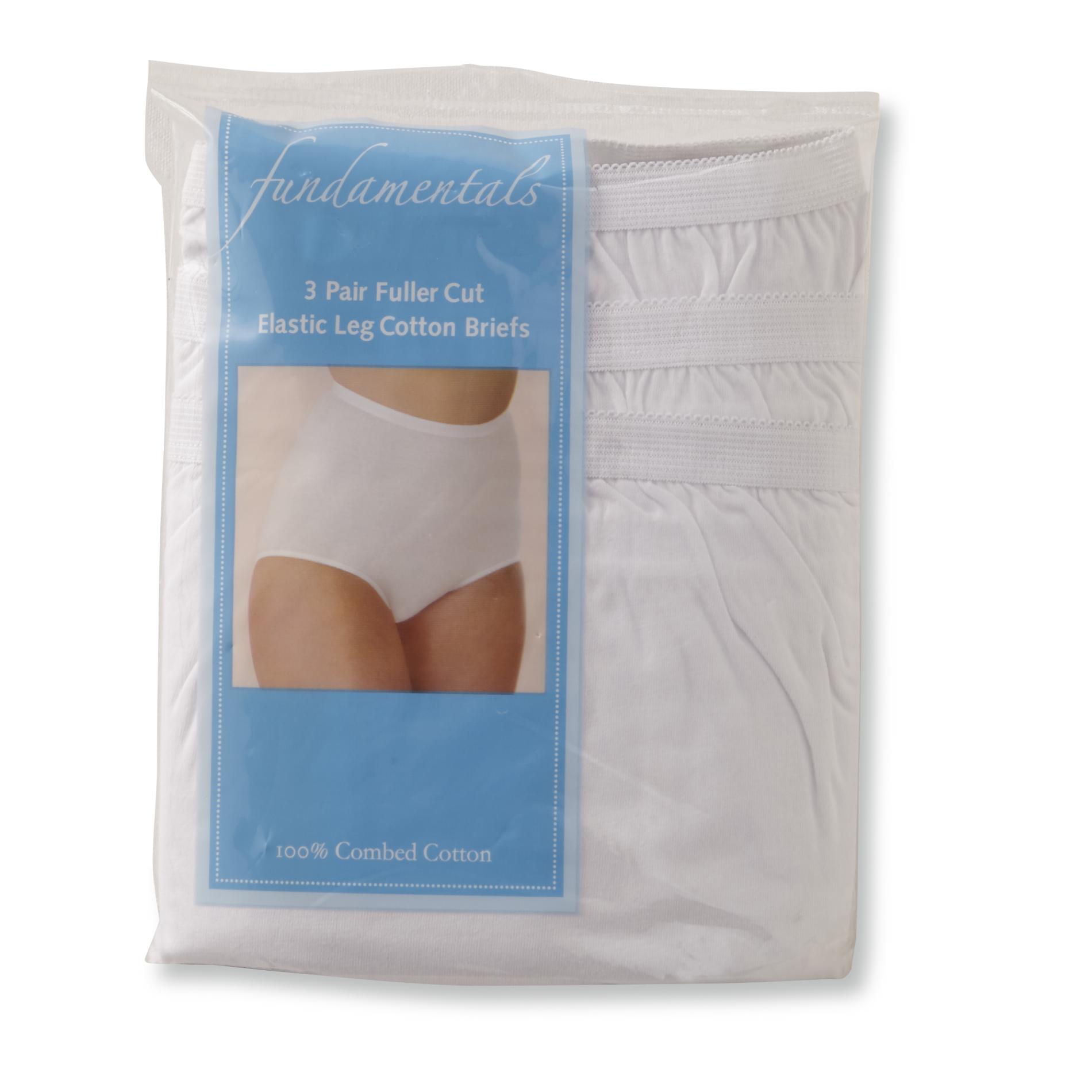 Fundamentals Women's 3-Pack Brief Panties