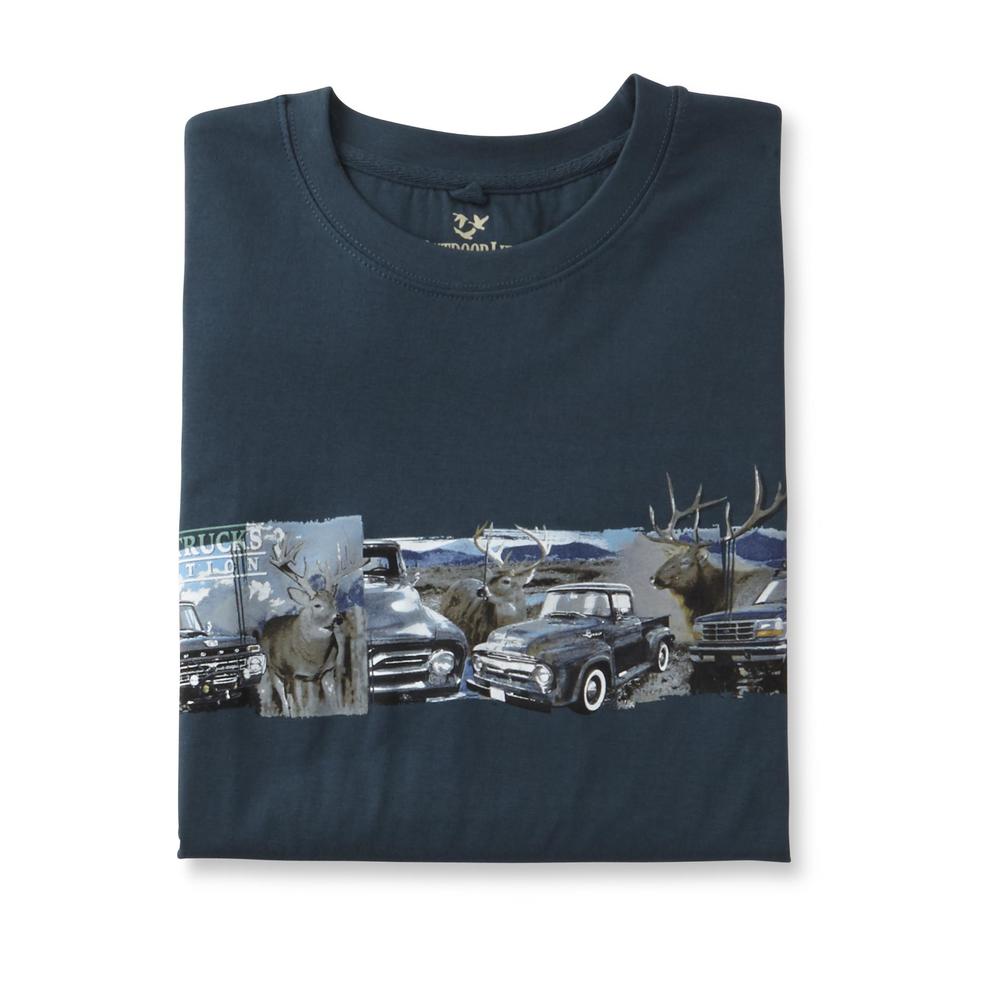 Outdoor Life Men's Big & Tall Graphic T-Shirt - Bucks & Trucks