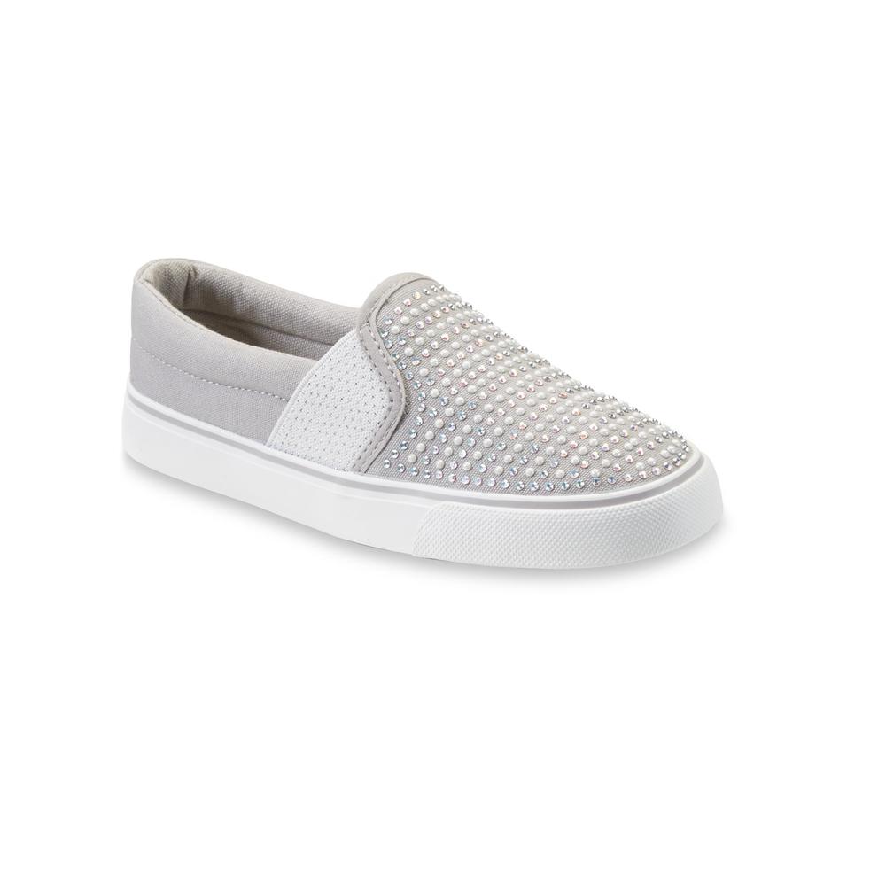 Canyon River Blues Girl's Maddie Gray/Studded Slip-On Shoe