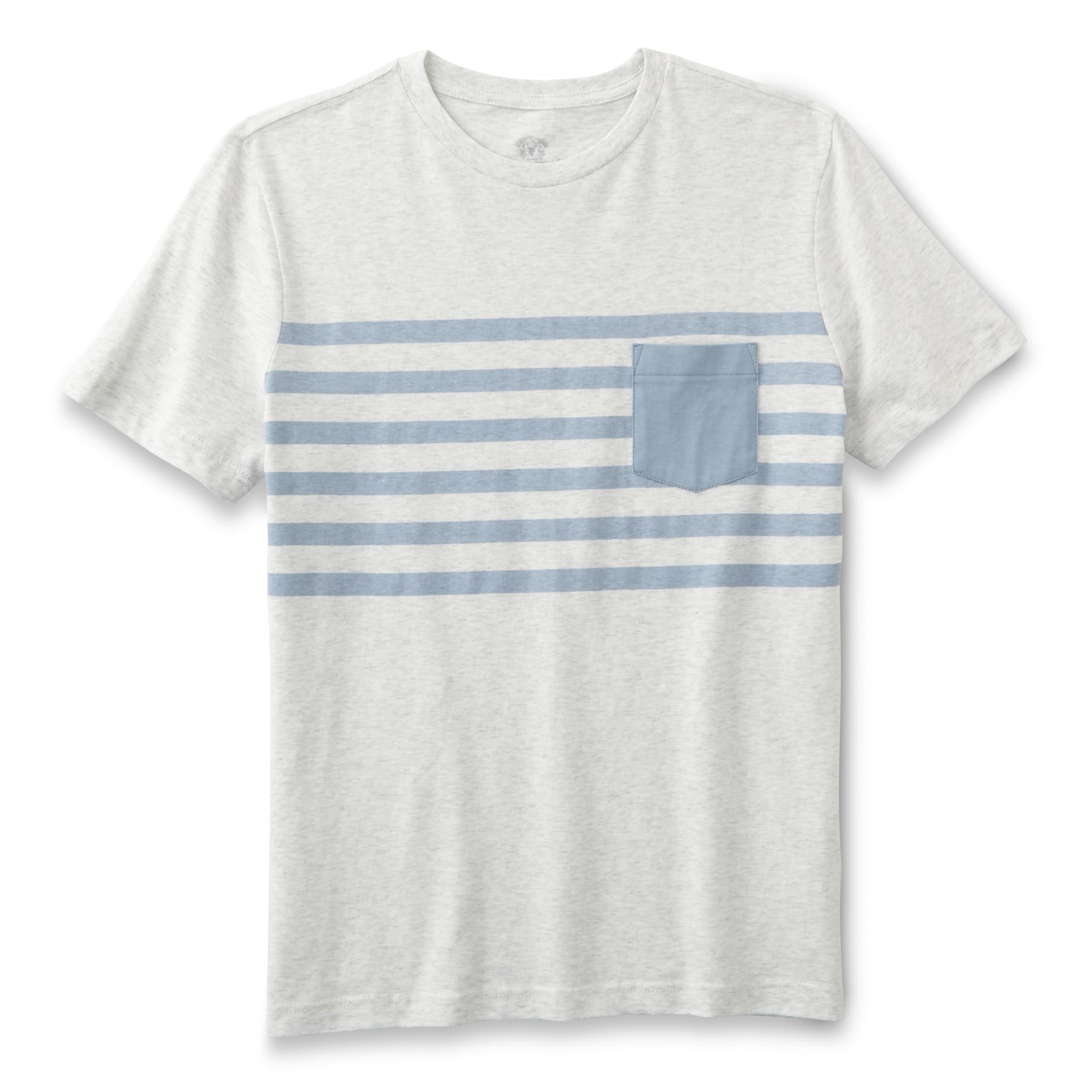 Roebuck & Co. Young Men's Pocket T-Shirt - Striped