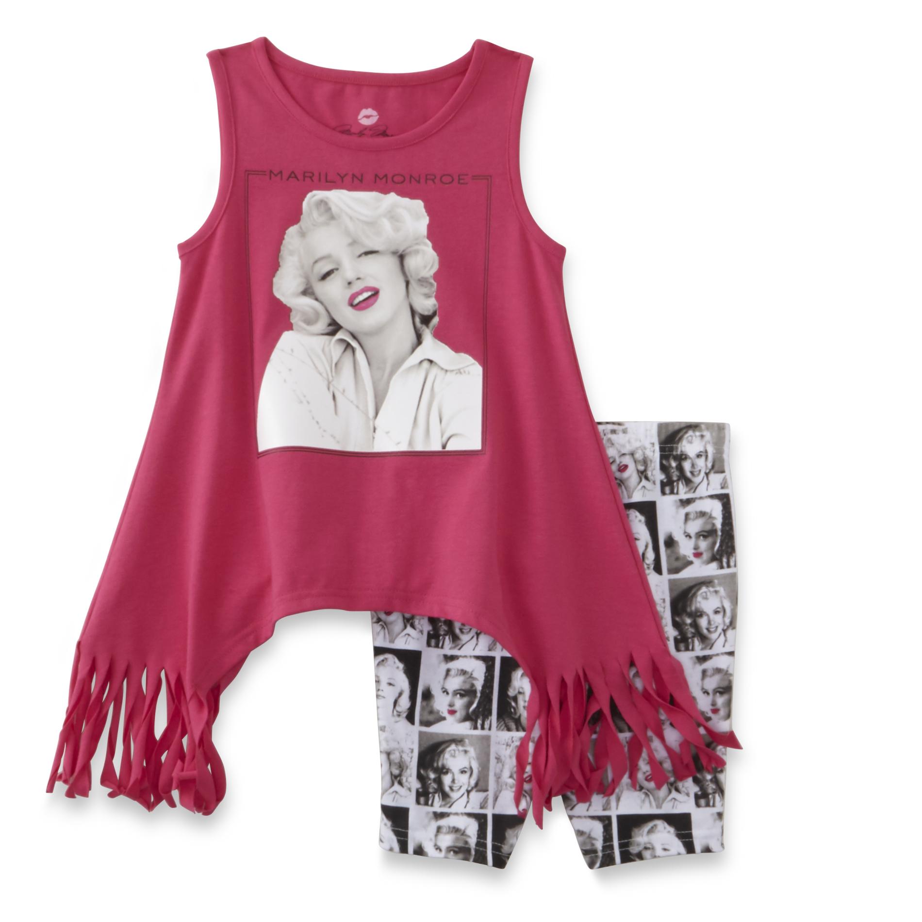 Marilyn Monroe&trade; Girl's Fringed Tank Top & Shorts