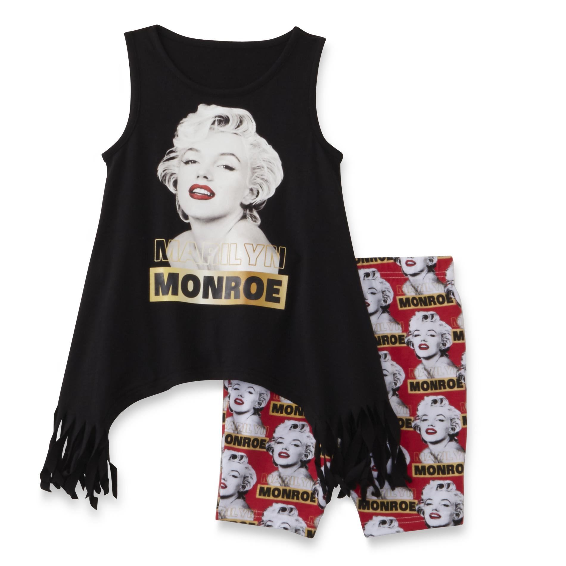 Marilyn Monroe&trade; Girl's Graphic Tank Top & Bike Shorts
