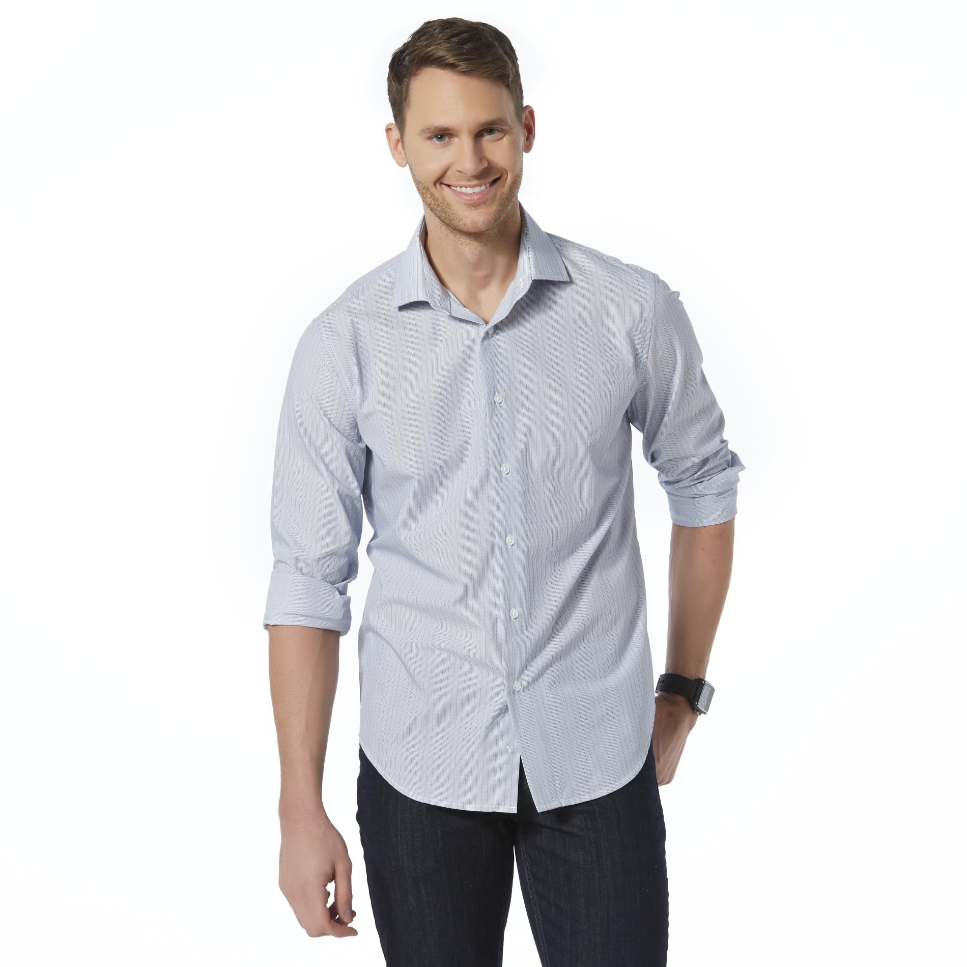 Structure Men's Slim-Fit Dress Shirt - Striped
