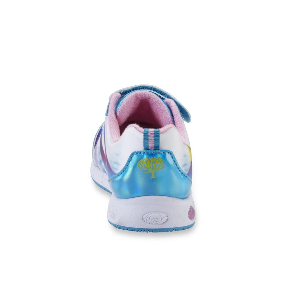 Disney Finding Dory Toddler Girl's White/Blue Light-Up Sneaker