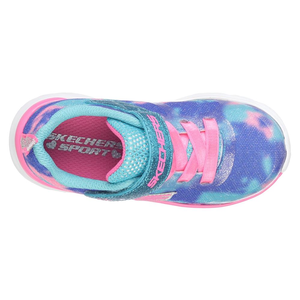 Skechers Toddler Girl's Pepsters Neon Pink/Tie-Dye Sneaker
