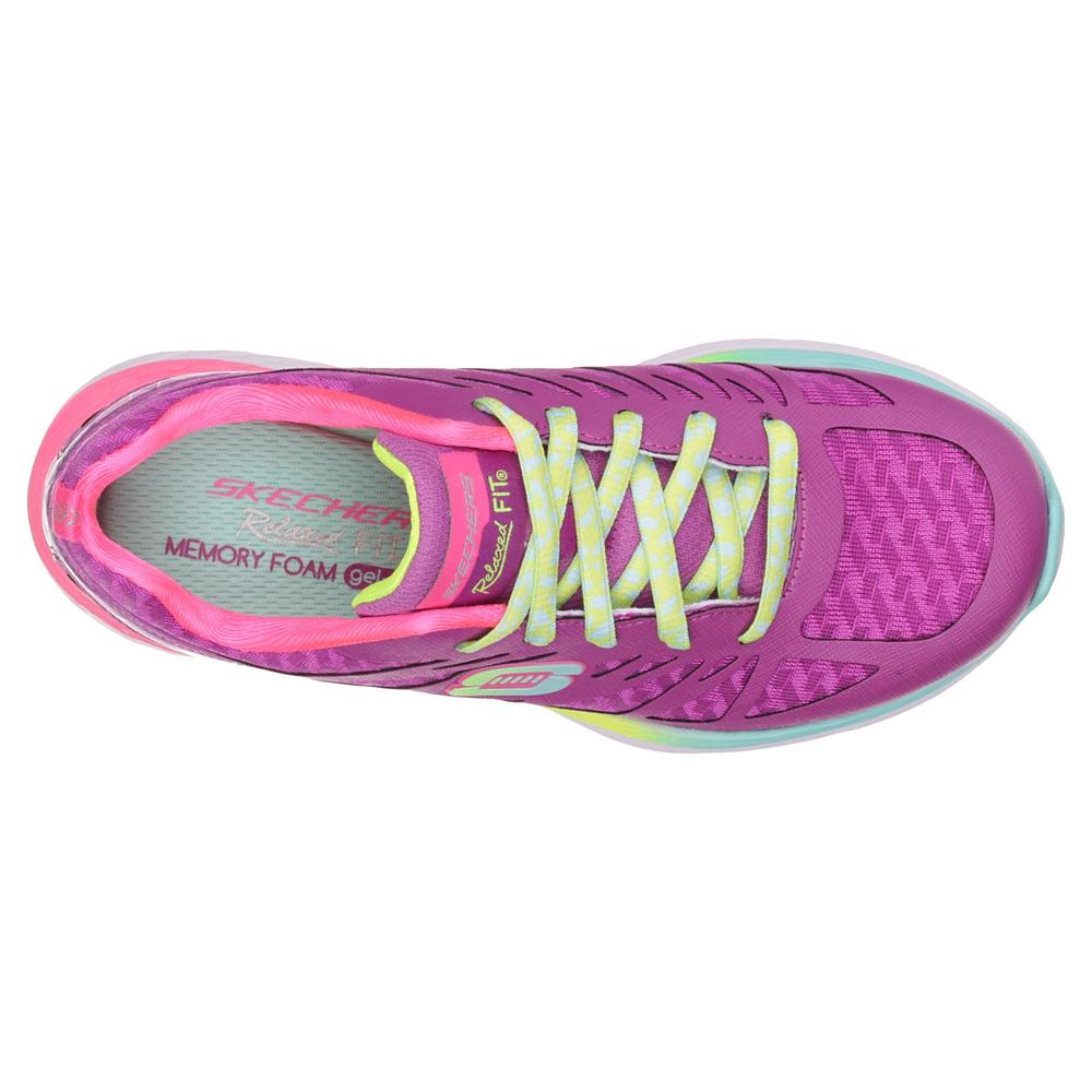 Skechers Girl's Valeris Firelite Pink/Multicolor Athletic Shoe