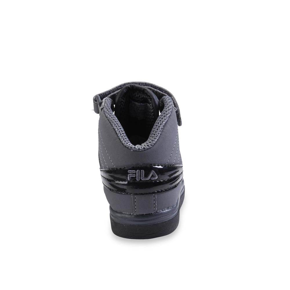 Fila Toddler Boy's Vulc 13 Digital Fade Gray/Black High-Top Sneaker