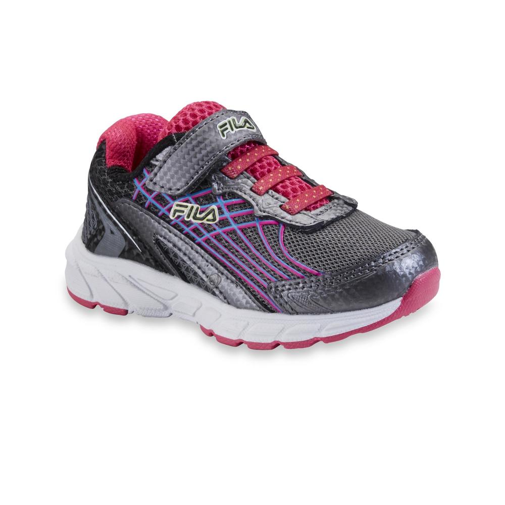 Fila Toddler Girl's Core Calibration 2 Gray/Pink Athletic Shoe