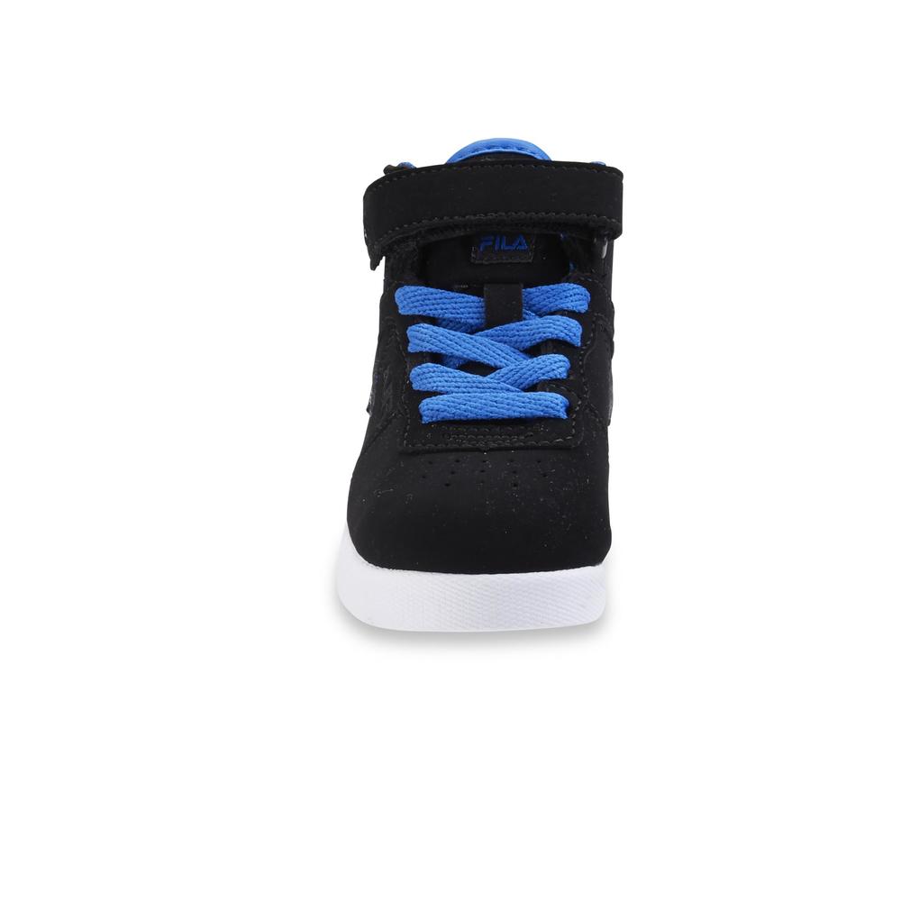 Fila Toddler Boy's Vulc 13 Digital Black/Blue High-Top Sneaker
