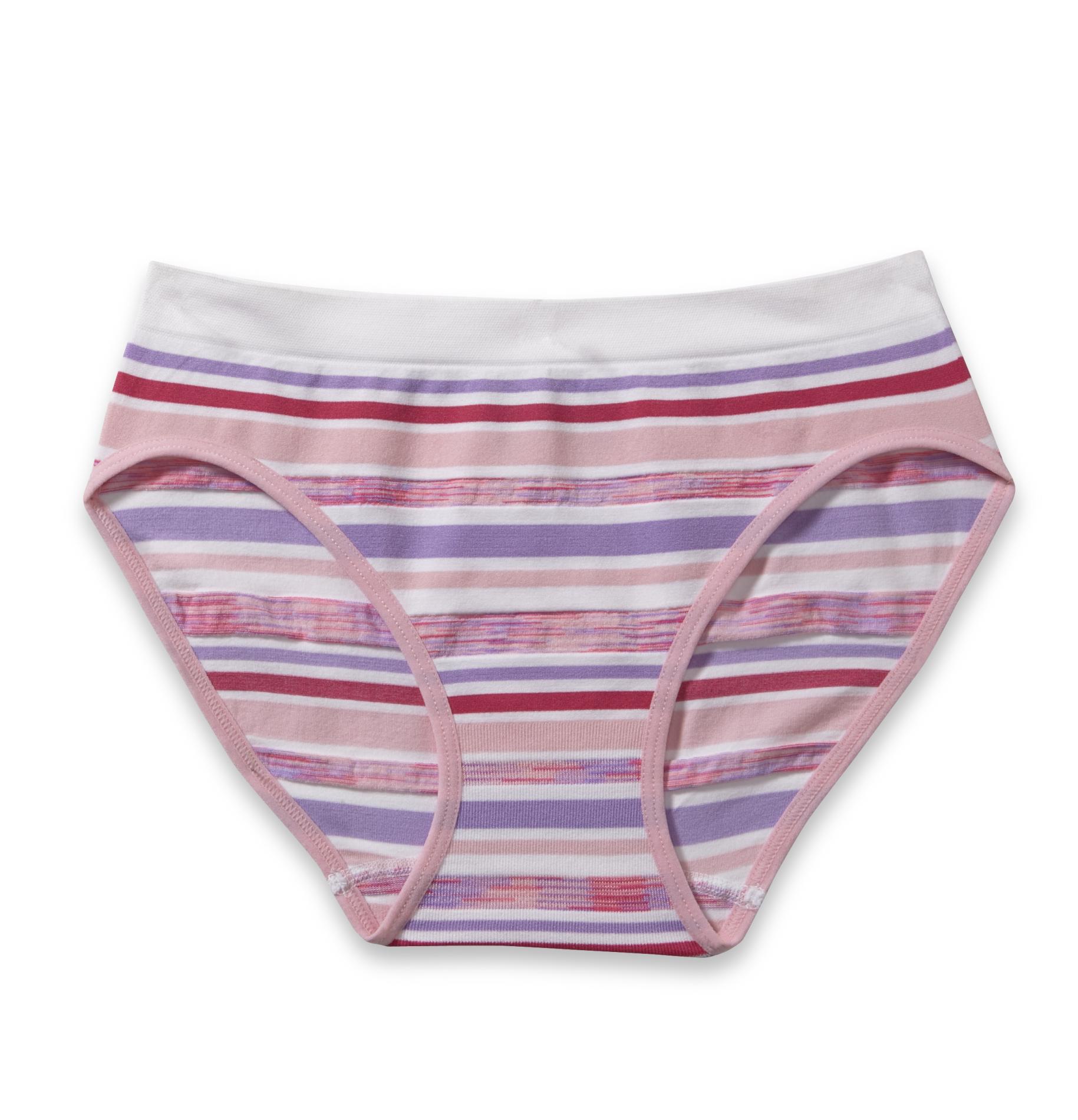 Maidenform Girl's Hipster Panties - Striped