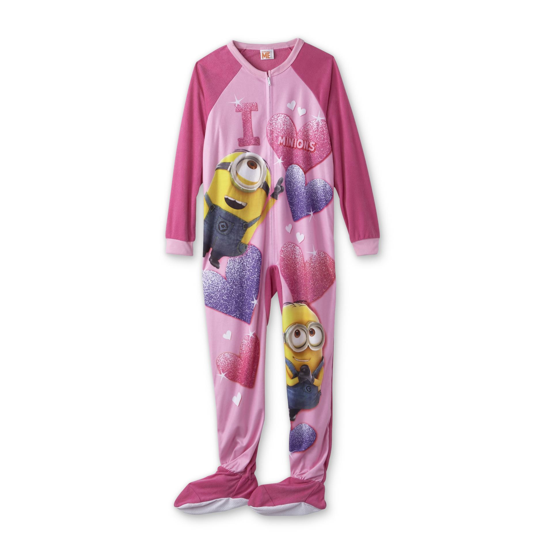 Illumination Entertainment Girl's Footed Pajamas