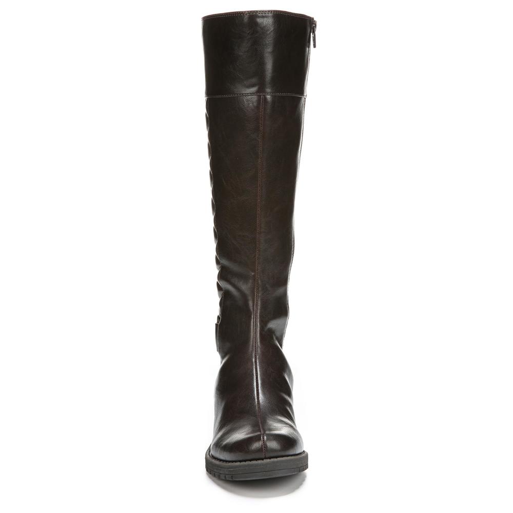 LifeStride Women's Marvelous Wide Riding Boot - Brown