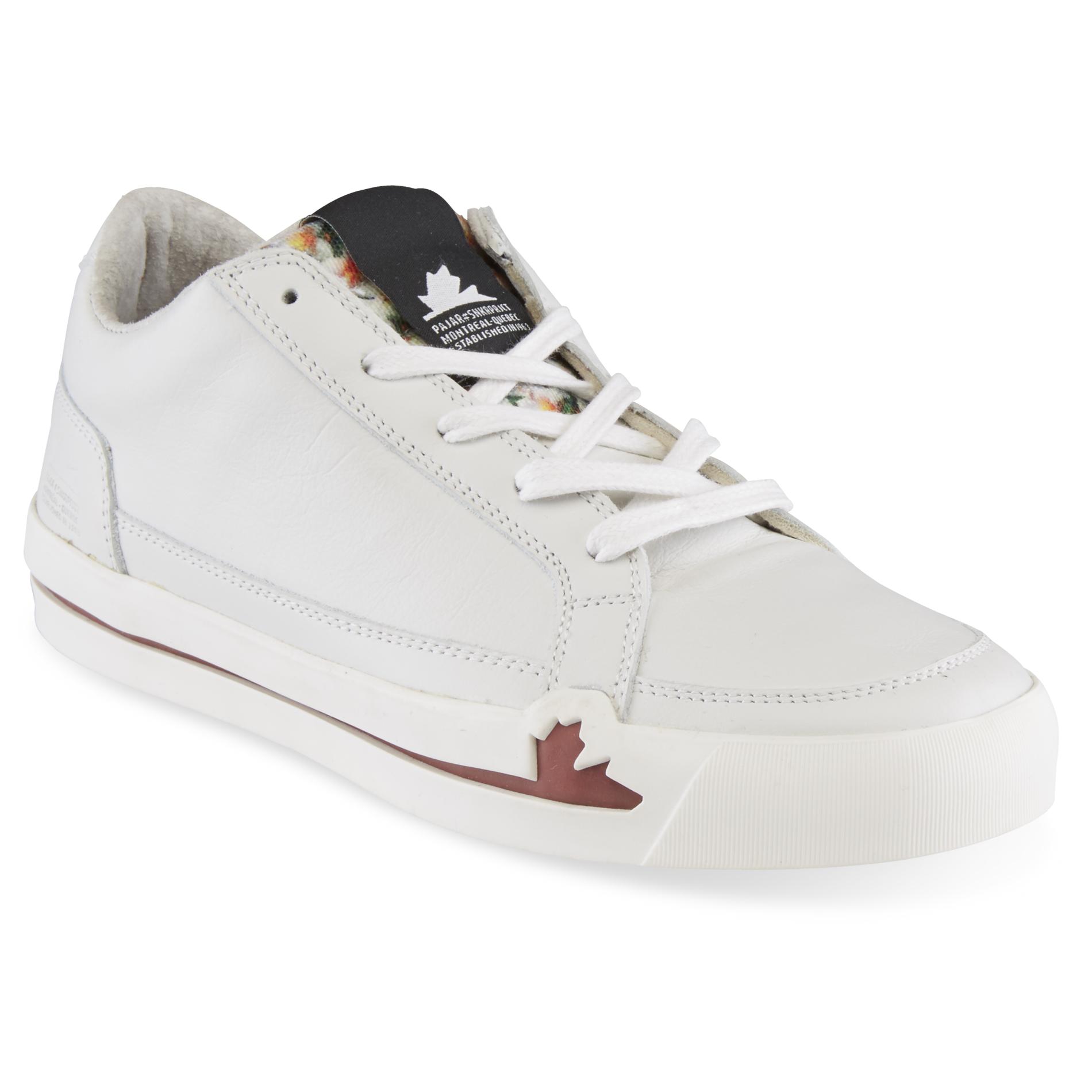 Pajar® Women's Queens White Leather Sneaker