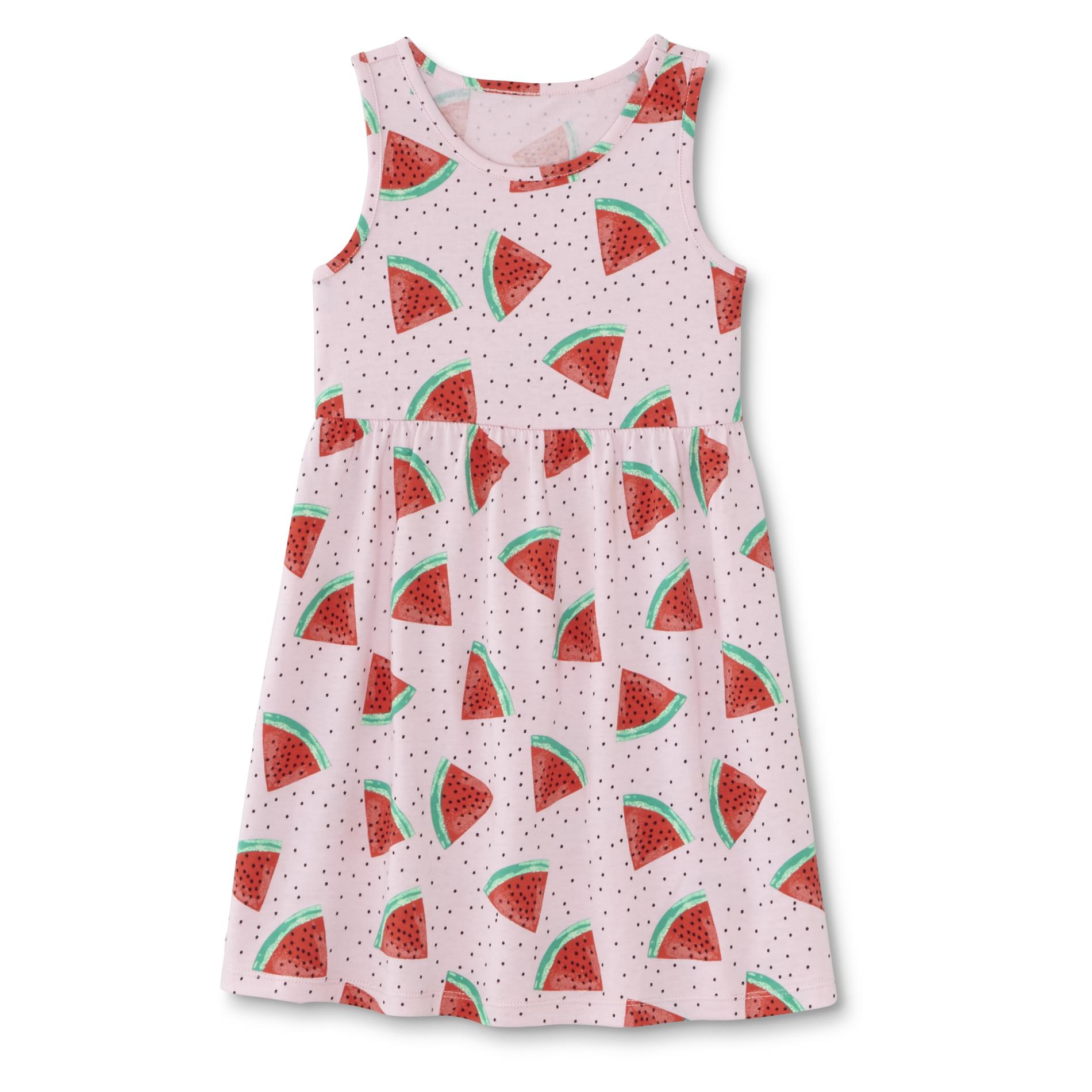 Toughskins Girl's Tank Dress - Watermelon