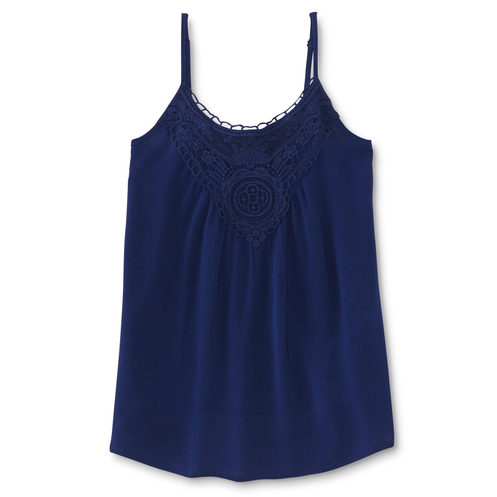 Canyon River Blues Girl's Crochet Camisole