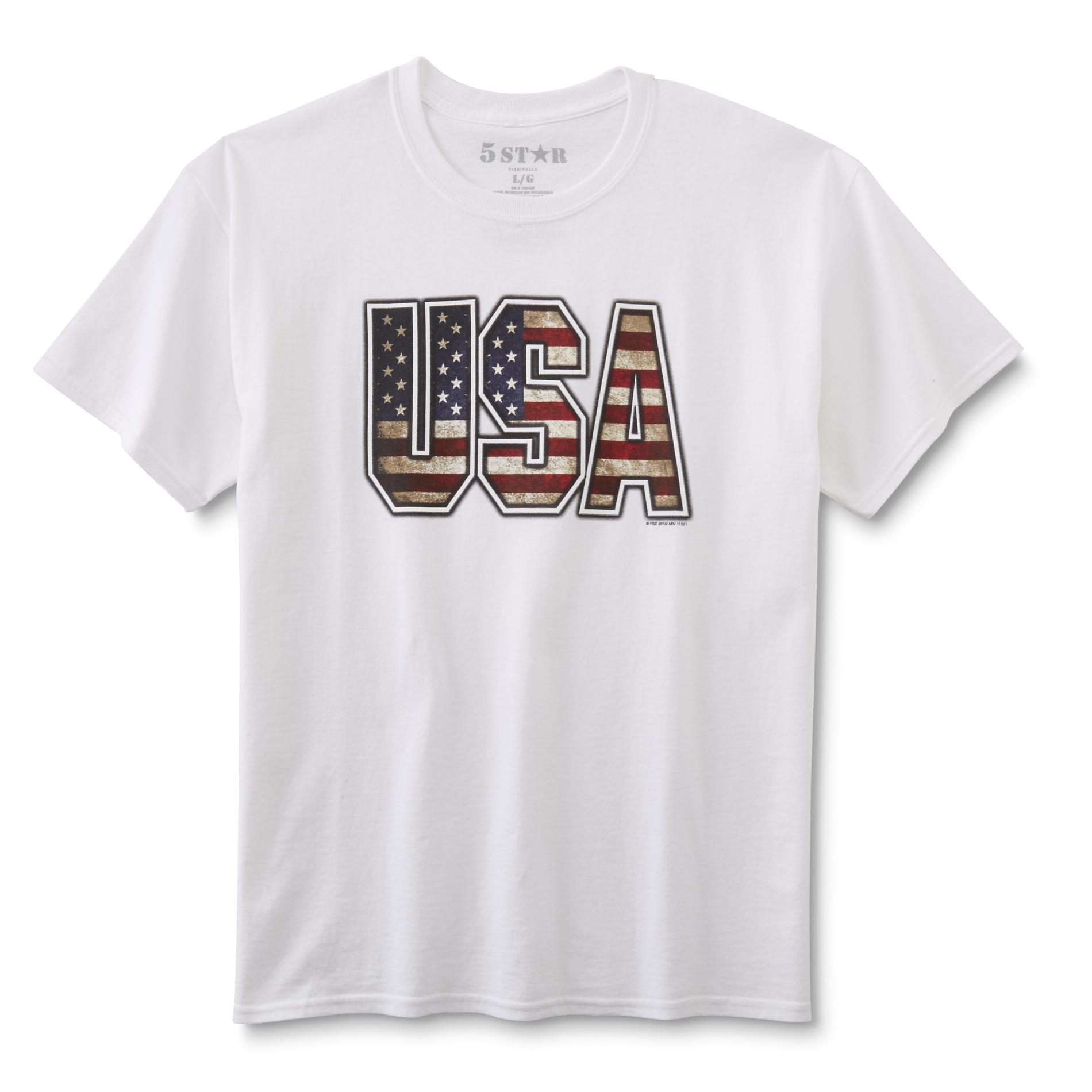 Screen Tee Market Brands Men's Graphic T-Shirt - USA | Shop Your Way ...