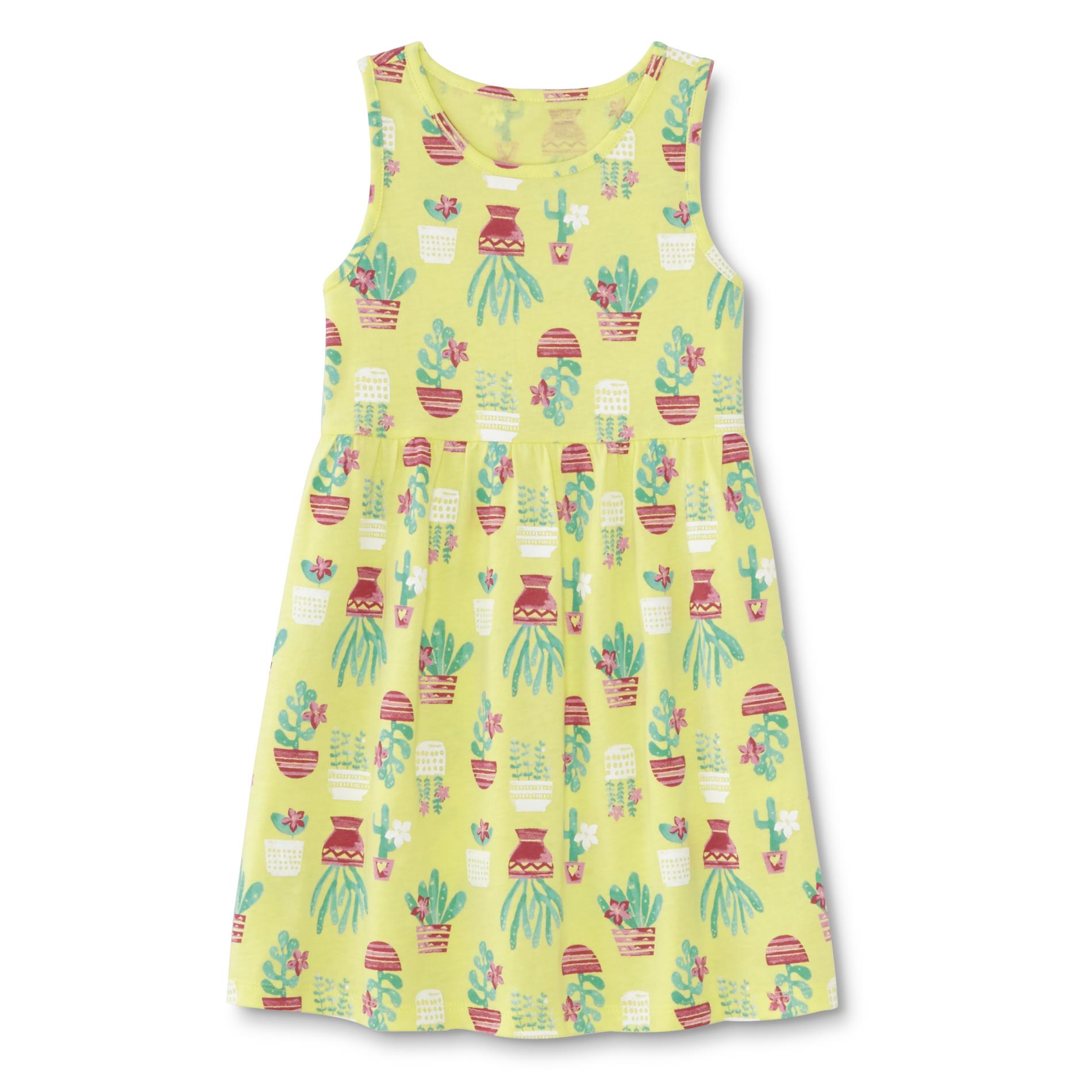 Toughskins Infant & Toddler Girl's Tank Dress - Cactus