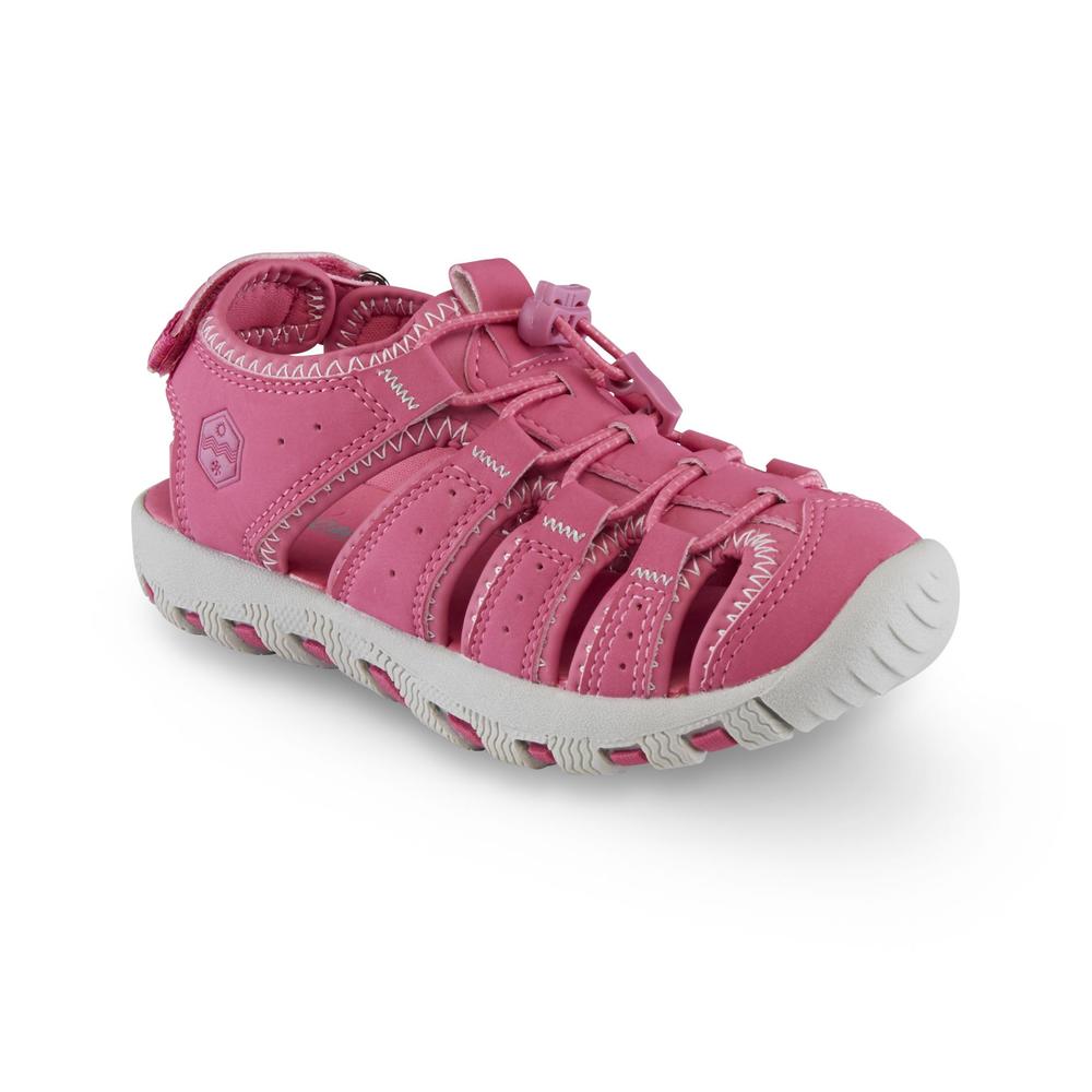 Khombu Girl's Cheeky Pink Sport Sandal