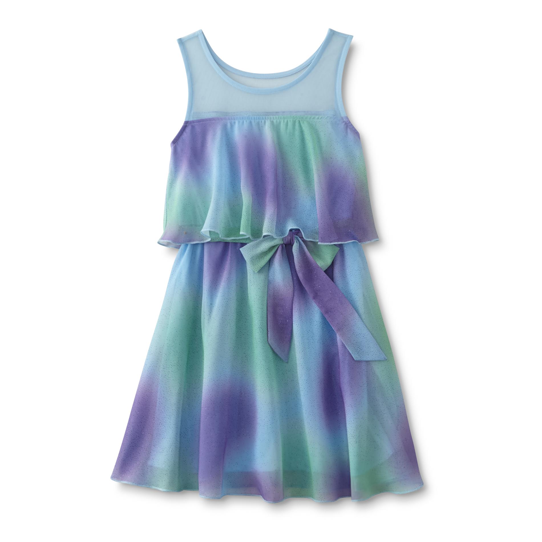 Holiday Editions Girl's Flutter Occasion Dress - Ombre