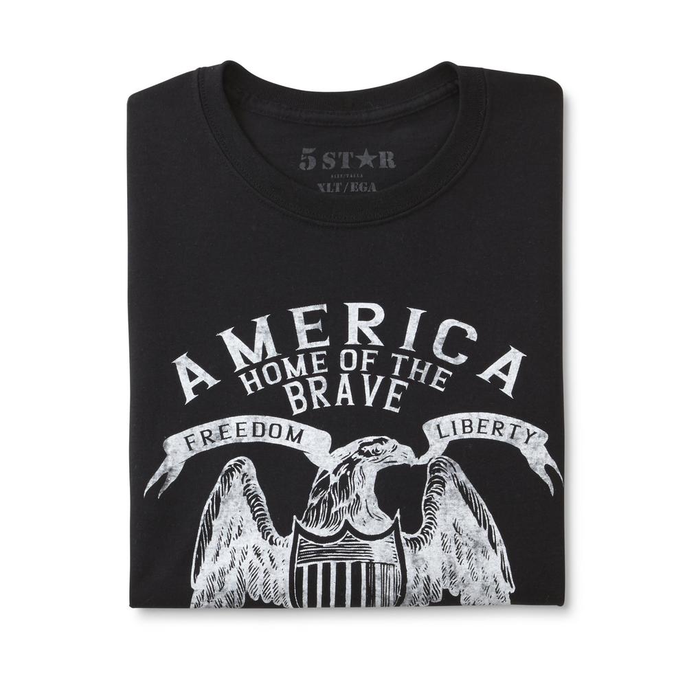 Men's Big & Tall Patriotic Graphic T-Shirt - Eagle