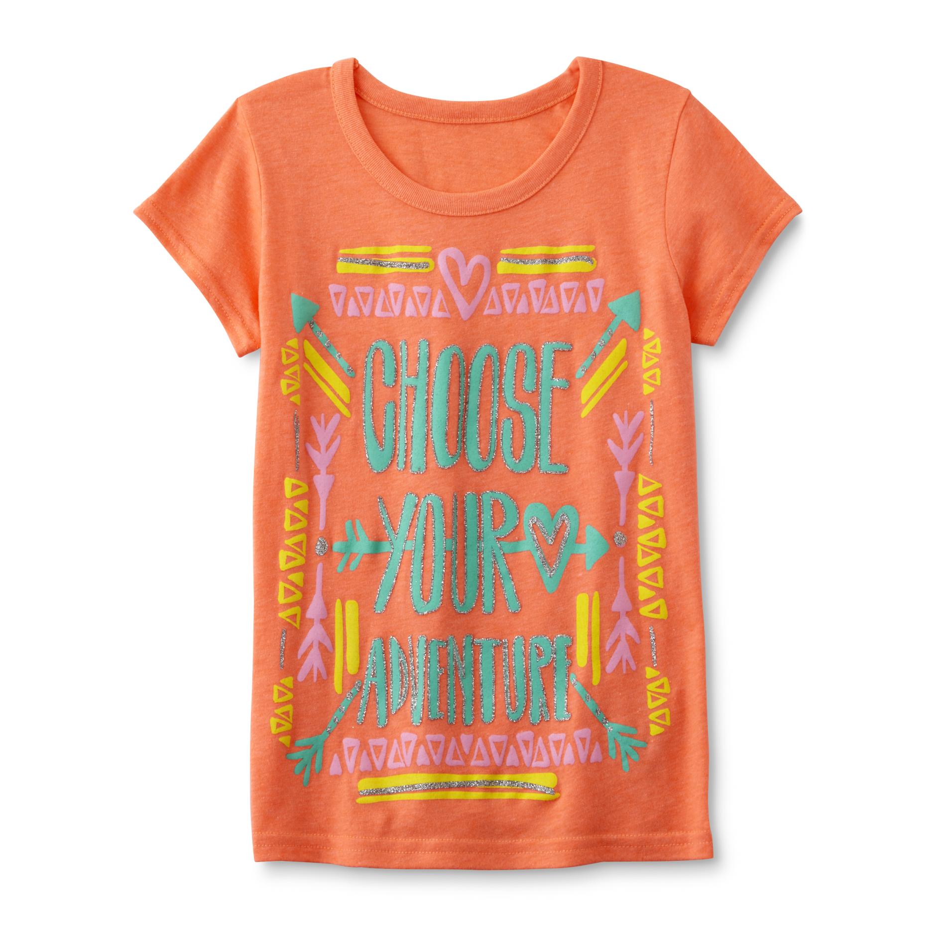 Route 66 Girl's Graphic T-Shirt - Choose Your Adventure, Size: XS, Hot Pink Route 66 Girl's Graphic T-Shirt - Choose Your Adventure, Size: XS, Hot Pink