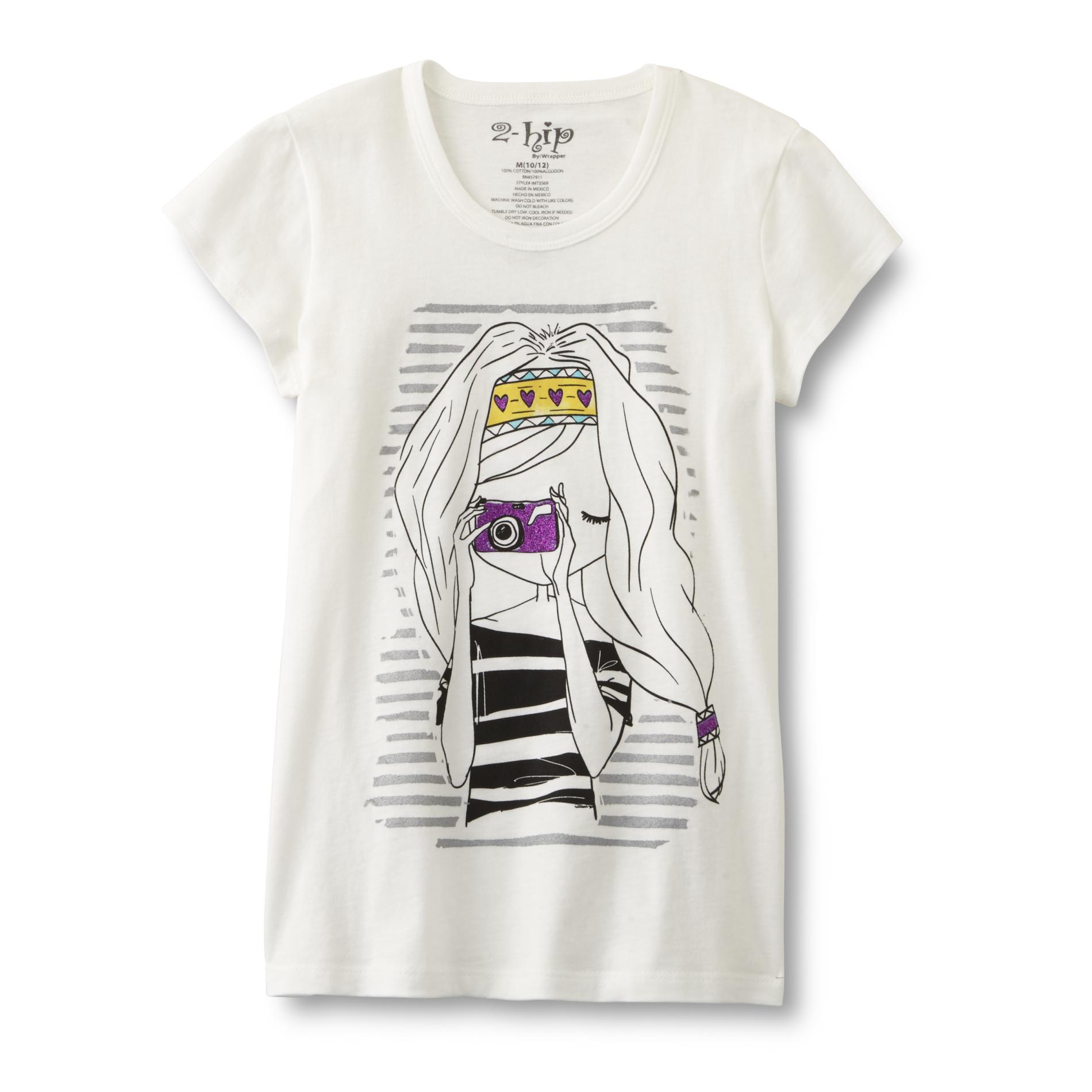 Wrapper Girl's Graphic T-Shirt - Camera
