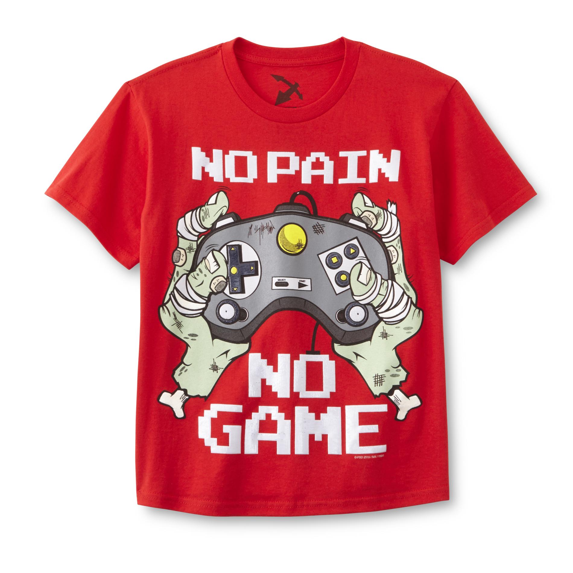 TRIMFIT Boy's Graphic T-Shirt - No Pain No Game