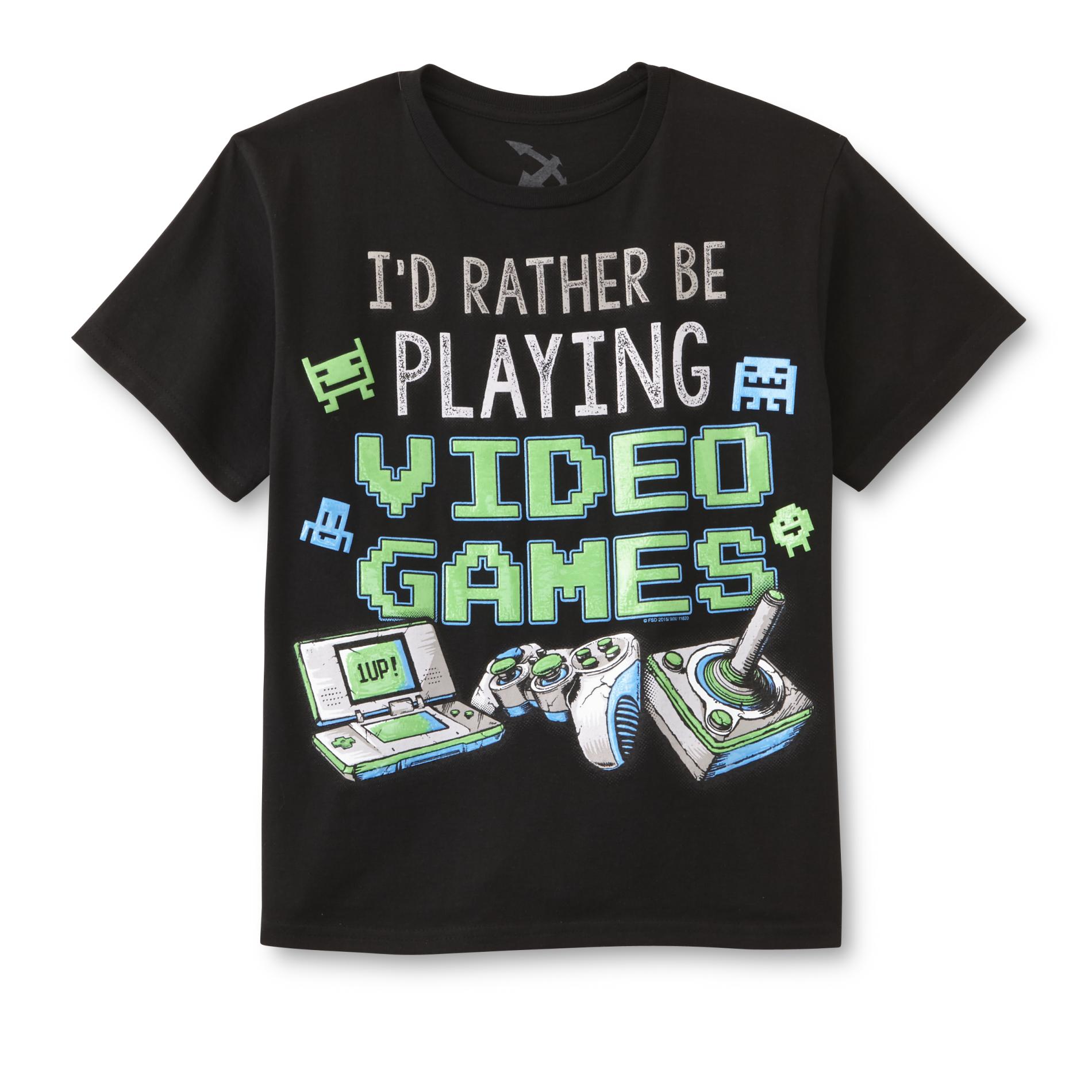 TRIMFIT Boy's Graphic T-Shirt - Playing Video Games