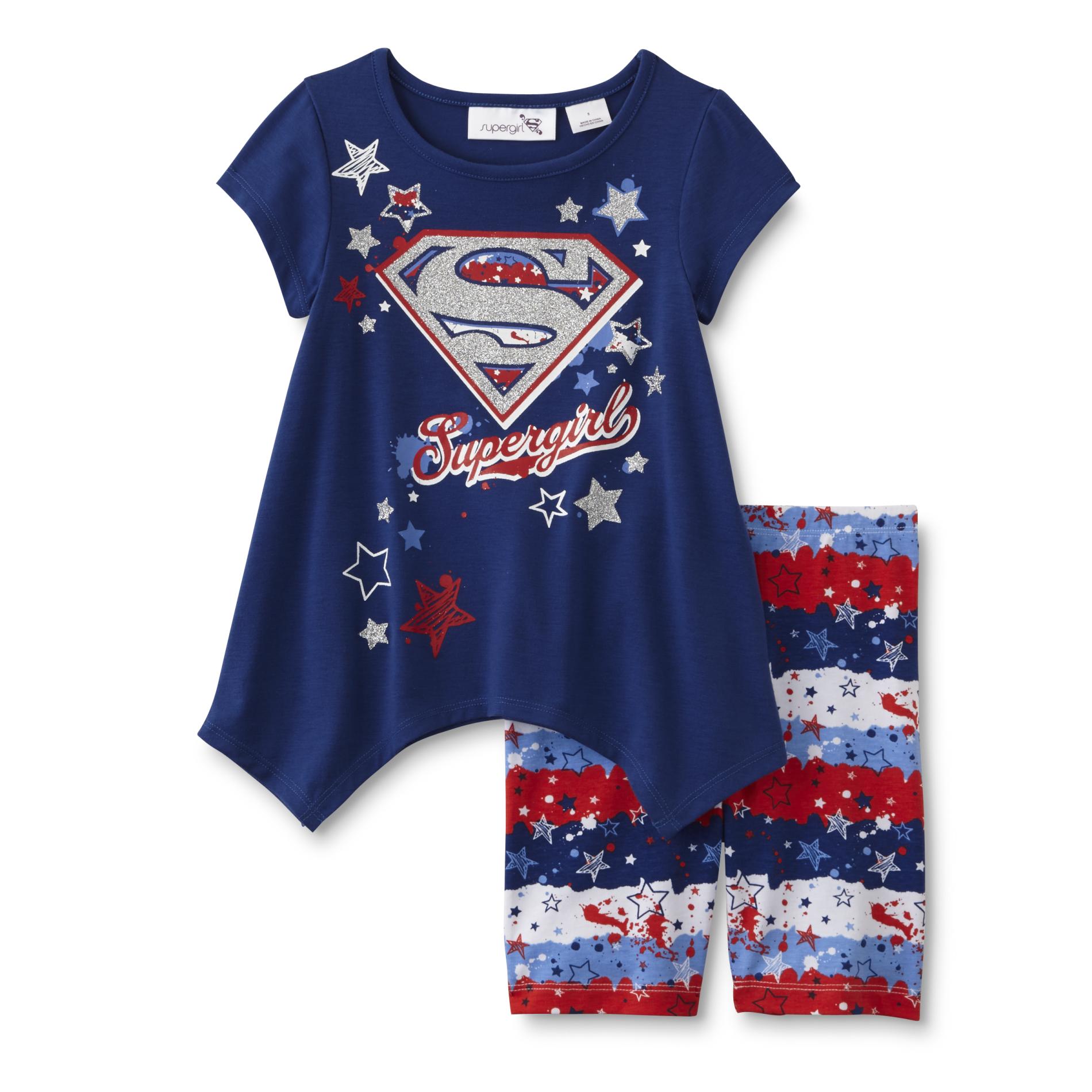 DC Comics Supergirl Girl's Tunic & Shorts