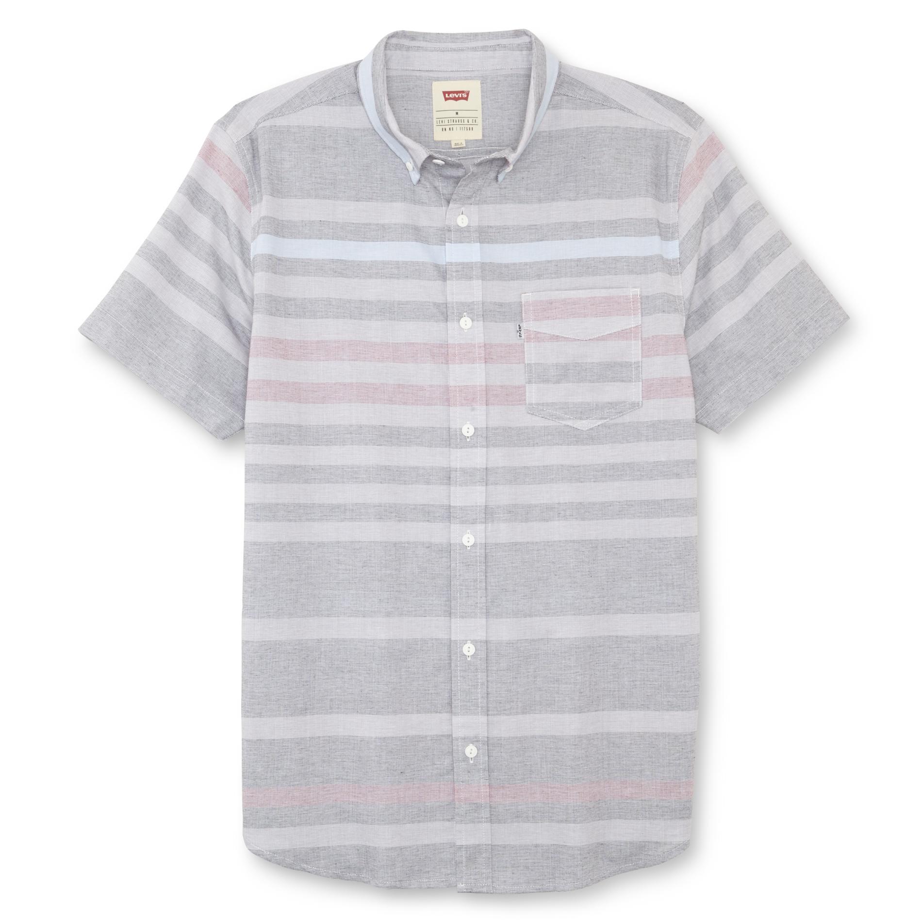 Levi's Men's Short-Sleeve Shirt - Striped